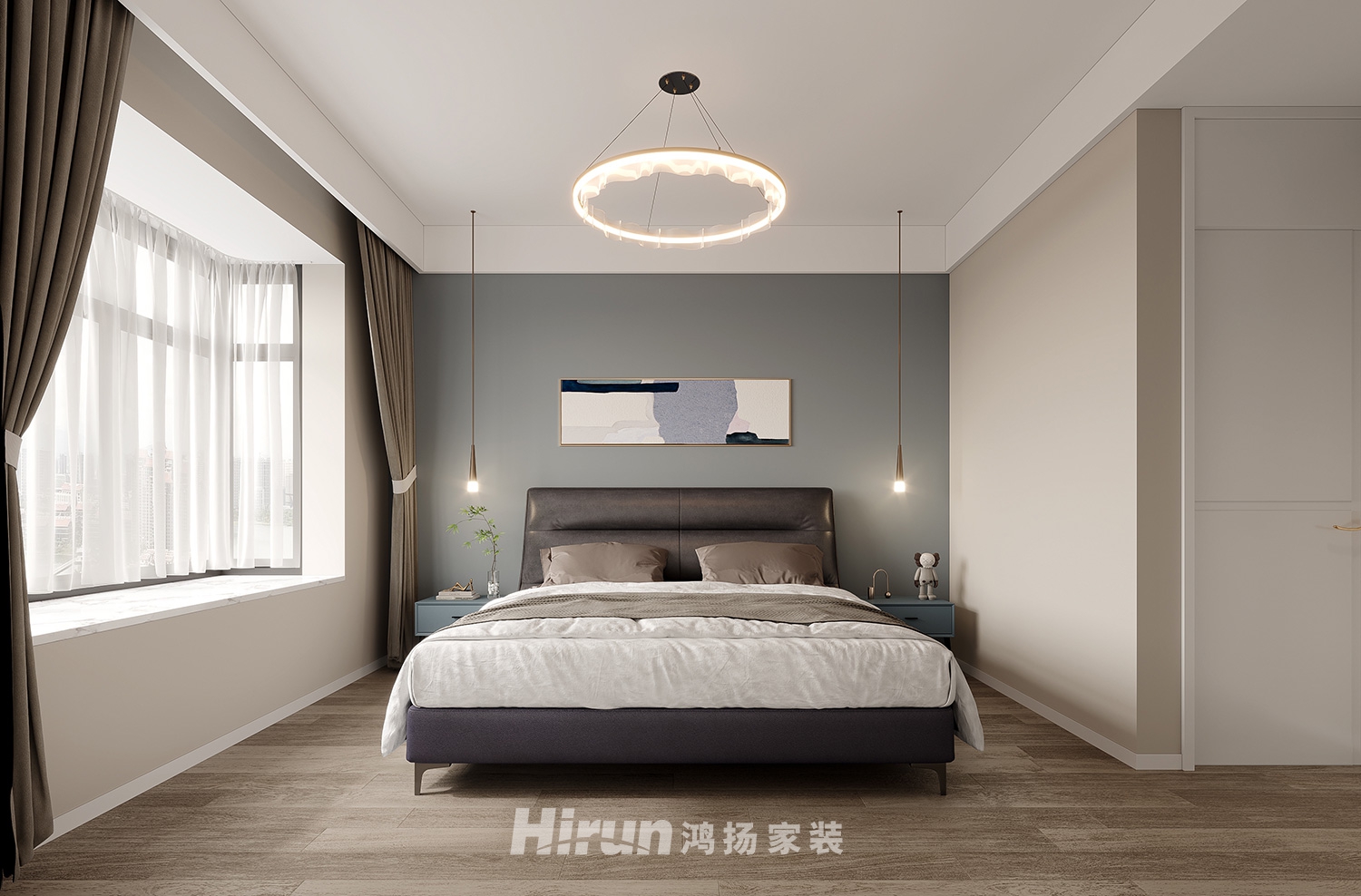 聚龍九號150㎡新裝飾主義四居室 裝修案例效果圖-4