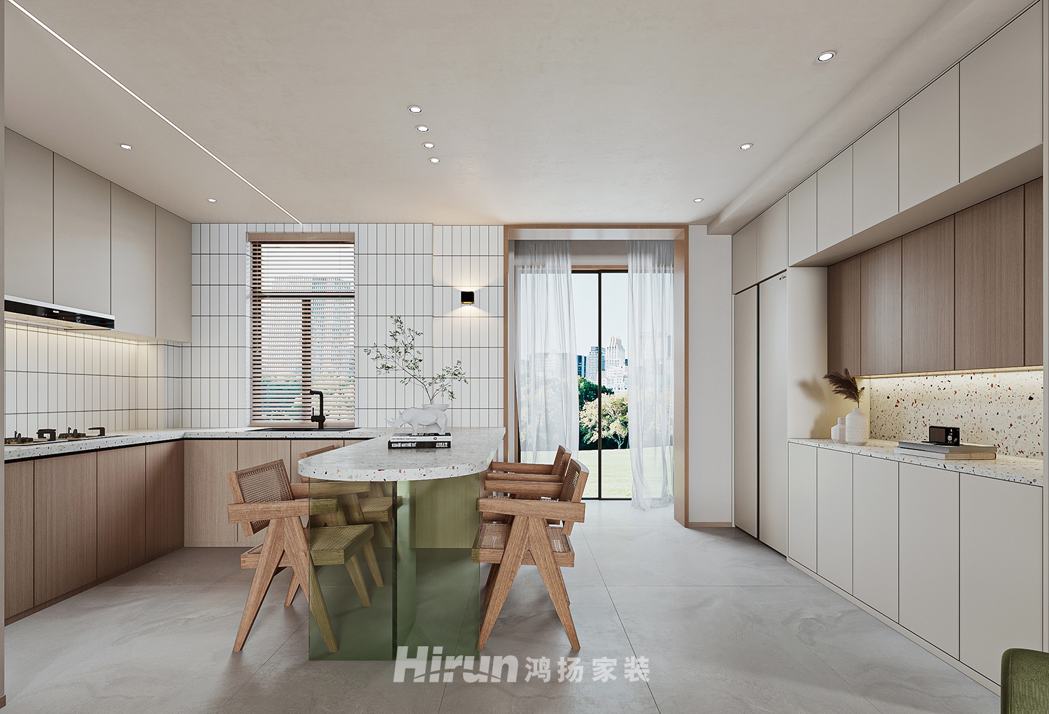 奧林匹克花園130㎡北歐之光三居室 裝修案例效果圖-6