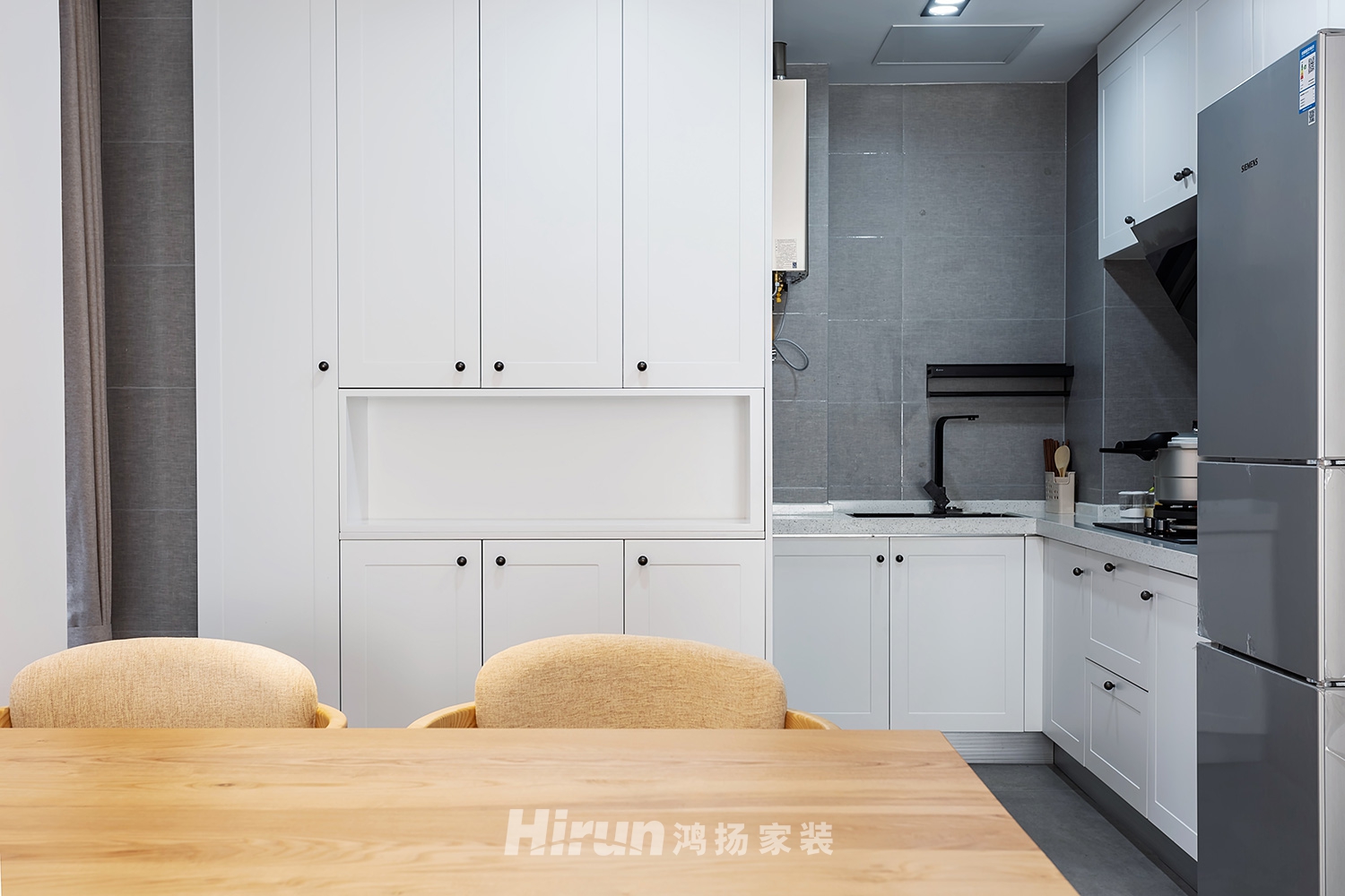 紅星公館110㎡北歐之光三居室 裝修案例實景圖-3