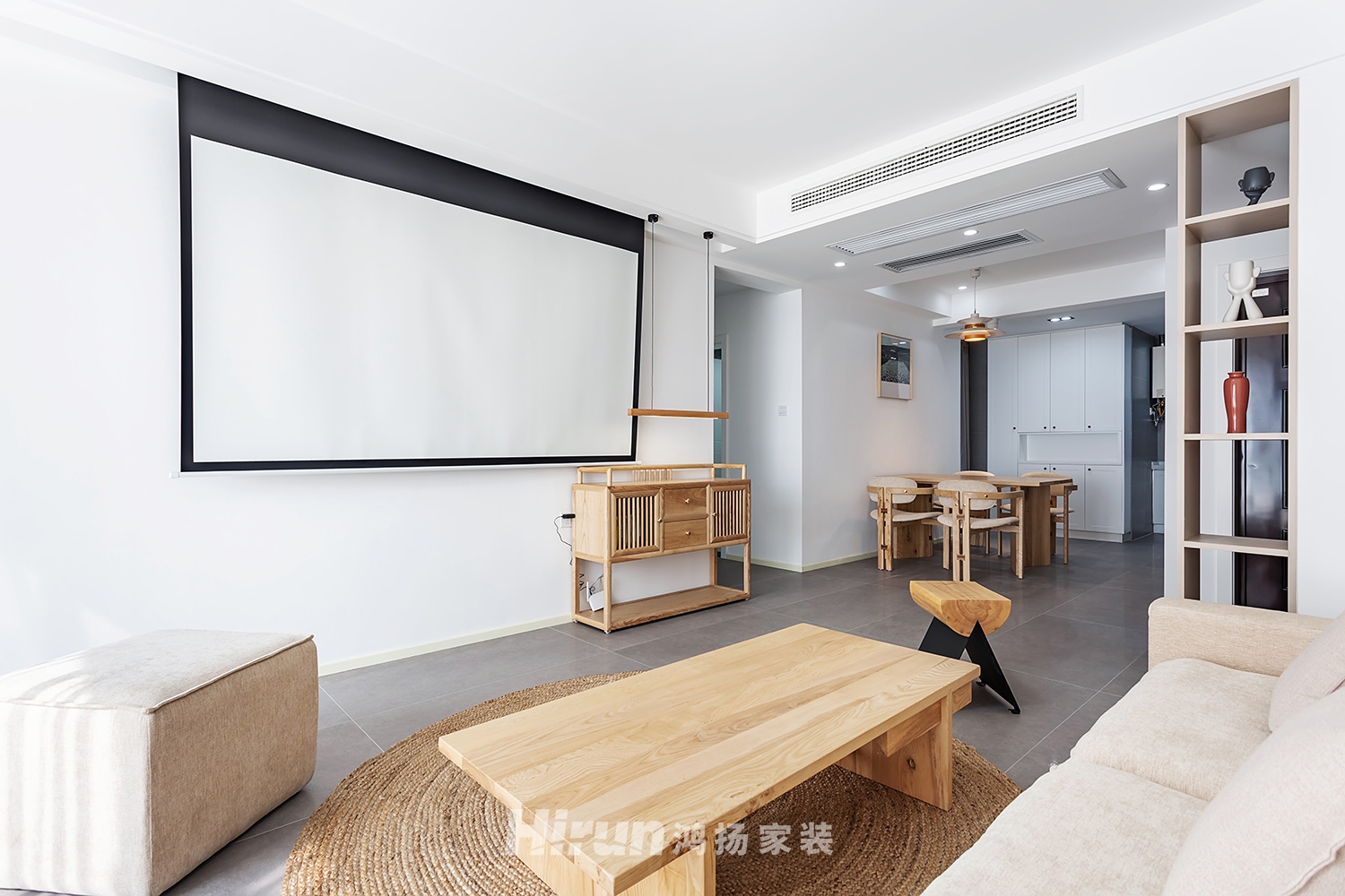 紅星公館110㎡北歐之光三居室 裝修案例實景圖-10