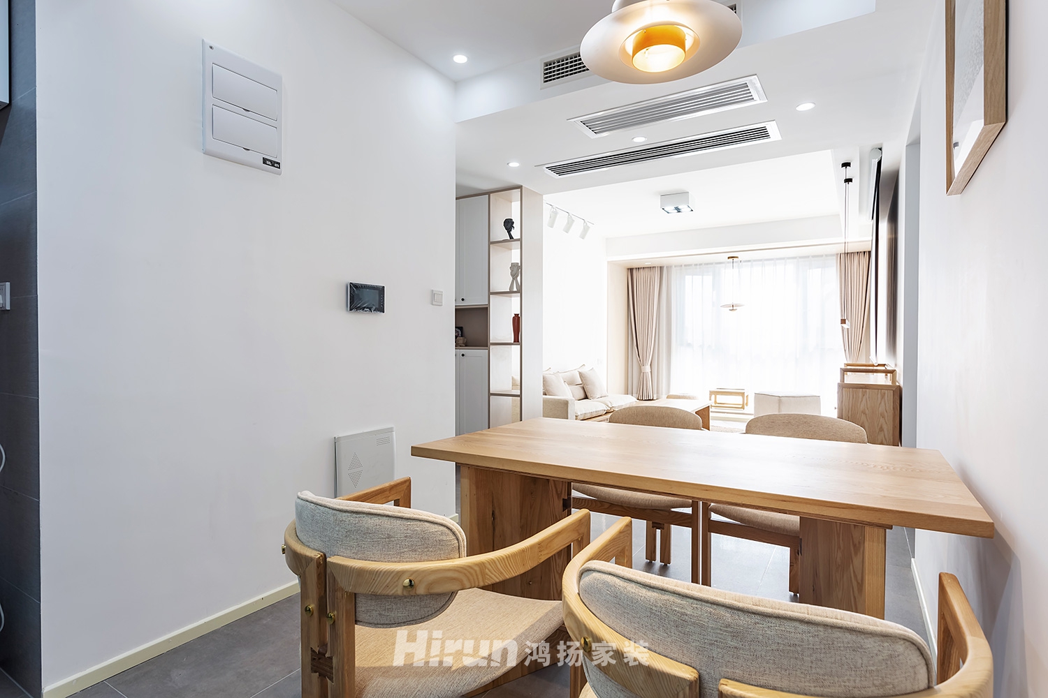 紅星公館110㎡北歐之光三居室 裝修案例實景圖-4