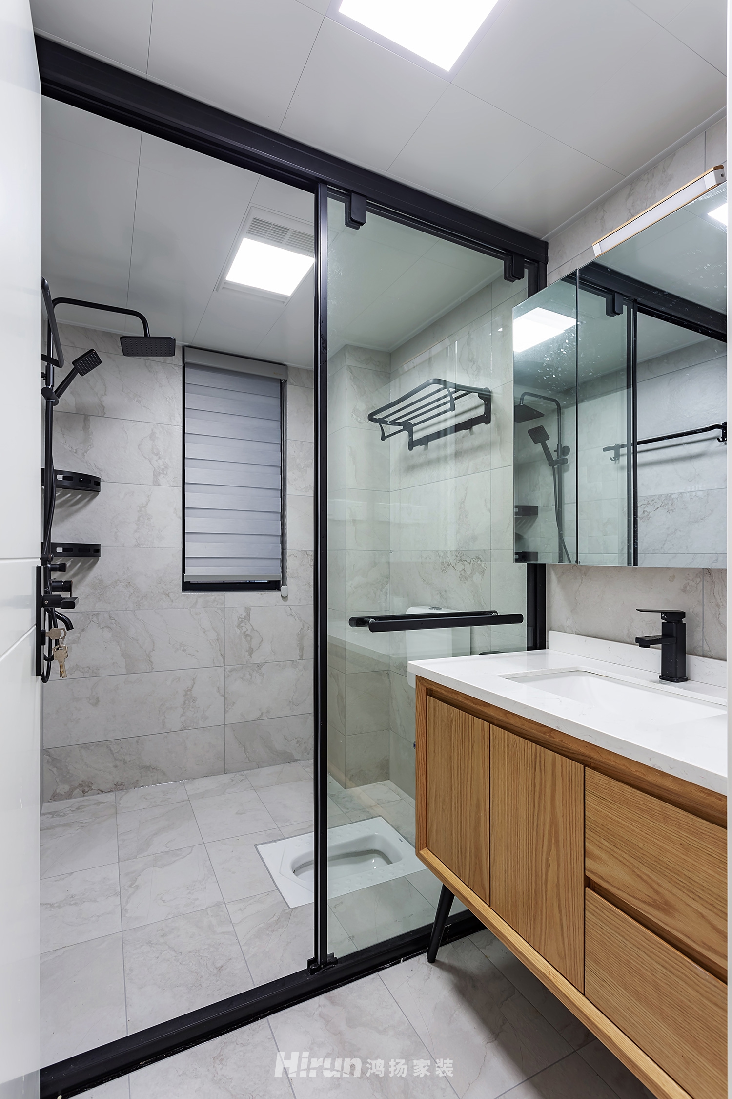 紅星公館110㎡北歐之光三居室 裝修案例實景圖-1