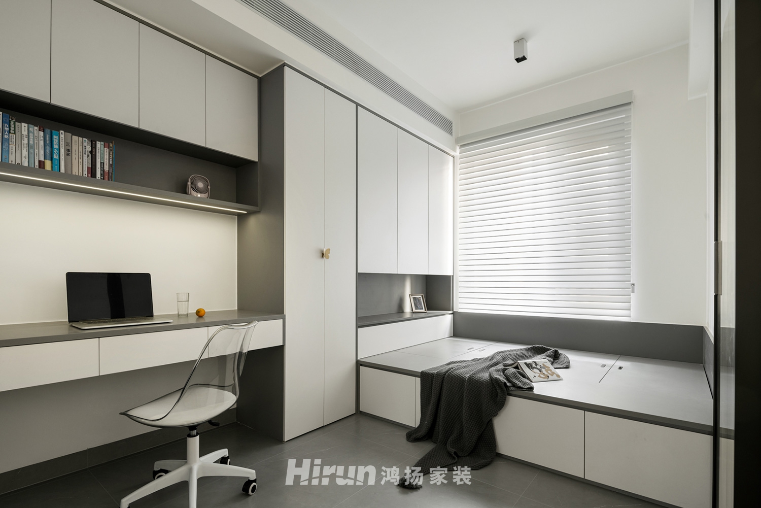 中天星耀城140㎡雅致現代復式 裝修案例實景圖-7