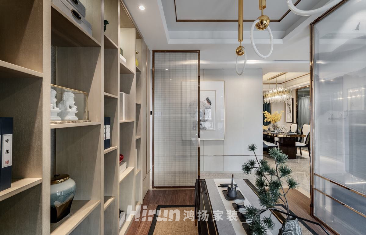 恒大華府140㎡江南印象四居室 裝修案例實景圖-3