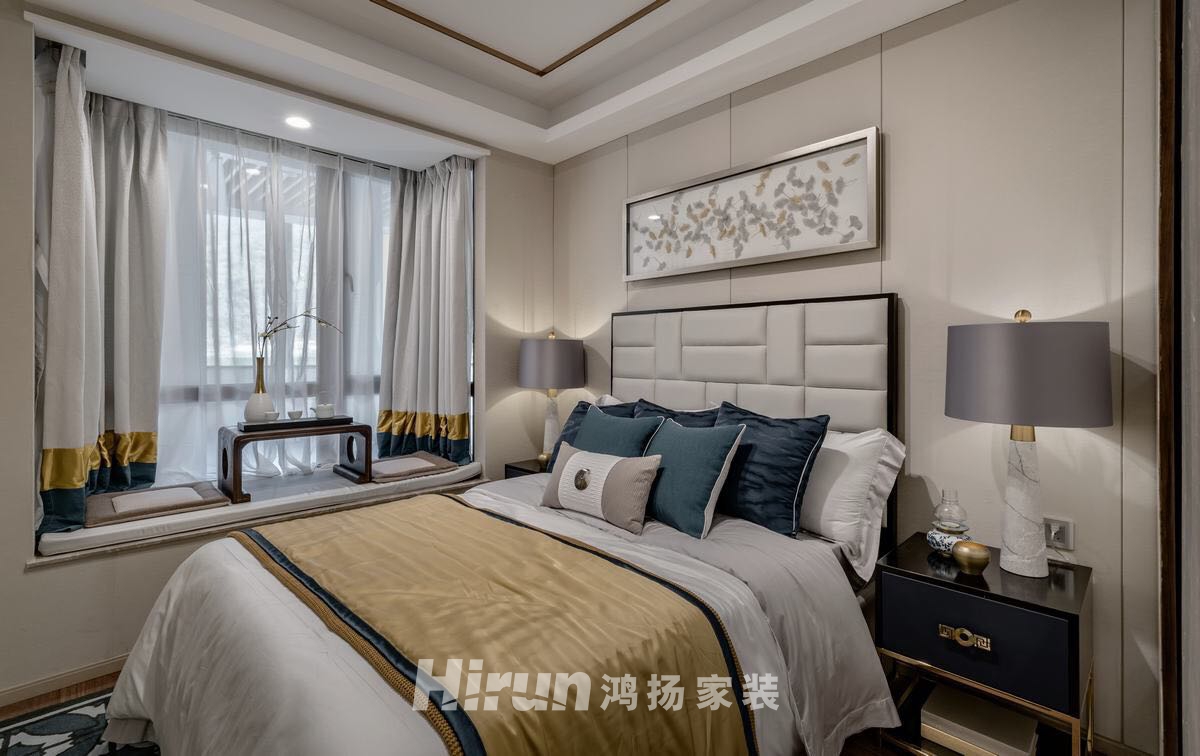 恒大華府140㎡江南印象四居室 裝修案例實景圖-8