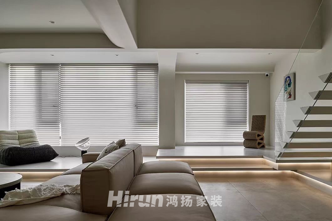 梅溪清秀160㎡北歐之光四居室 裝修案例實景圖-3