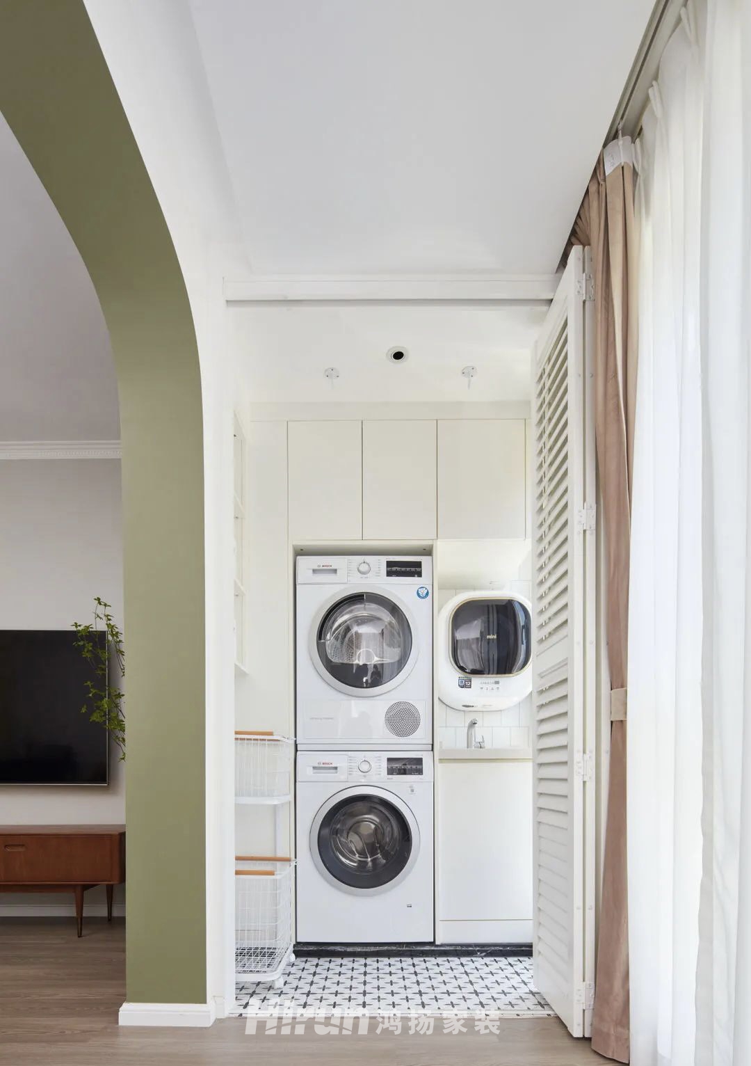 明昇壹城 110㎡北歐之光三居室 裝修案例實景圖-8