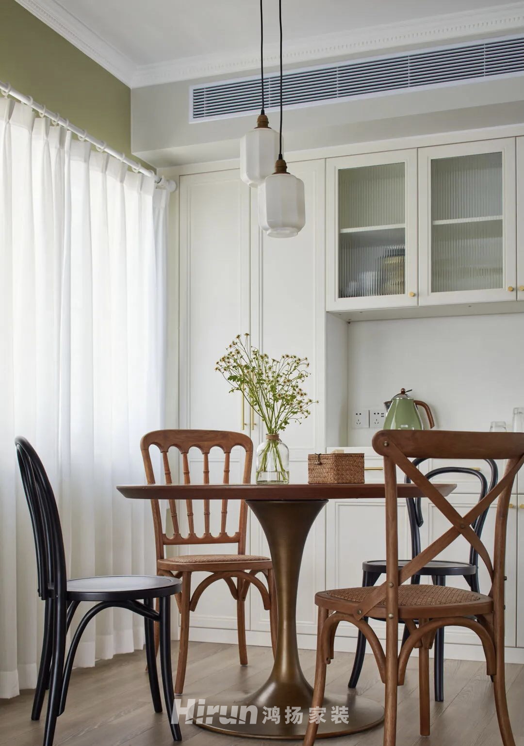 明昇壹城 110㎡北歐之光三居室 裝修案例實景圖-6