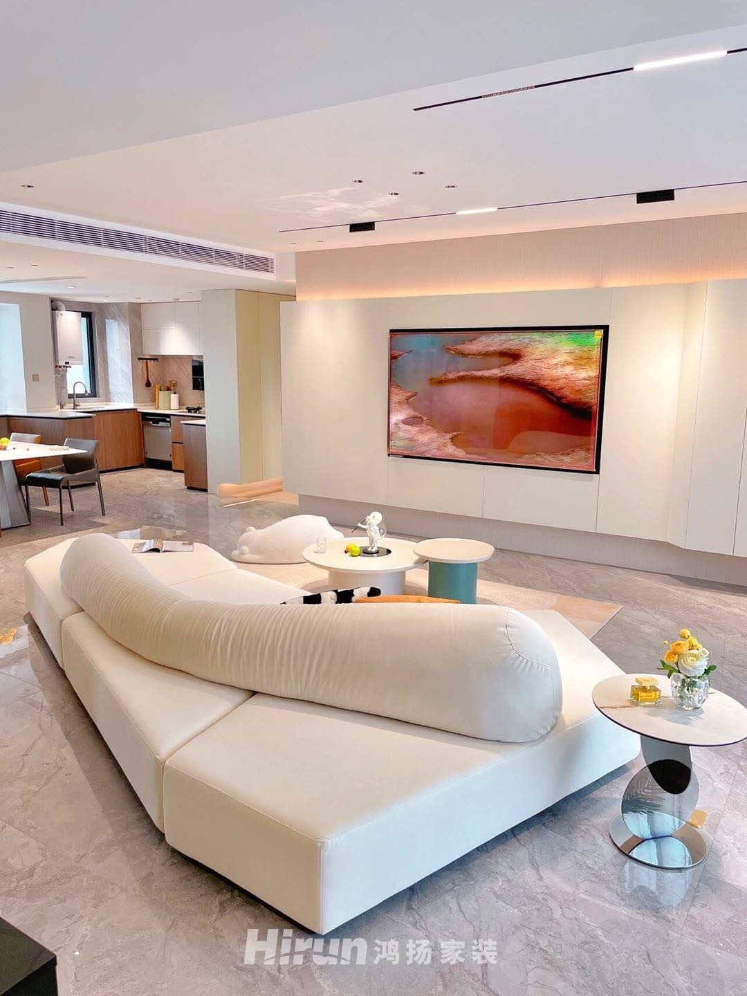 明昇壹城 150㎡北歐之光四居室 裝修案例實景圖-4