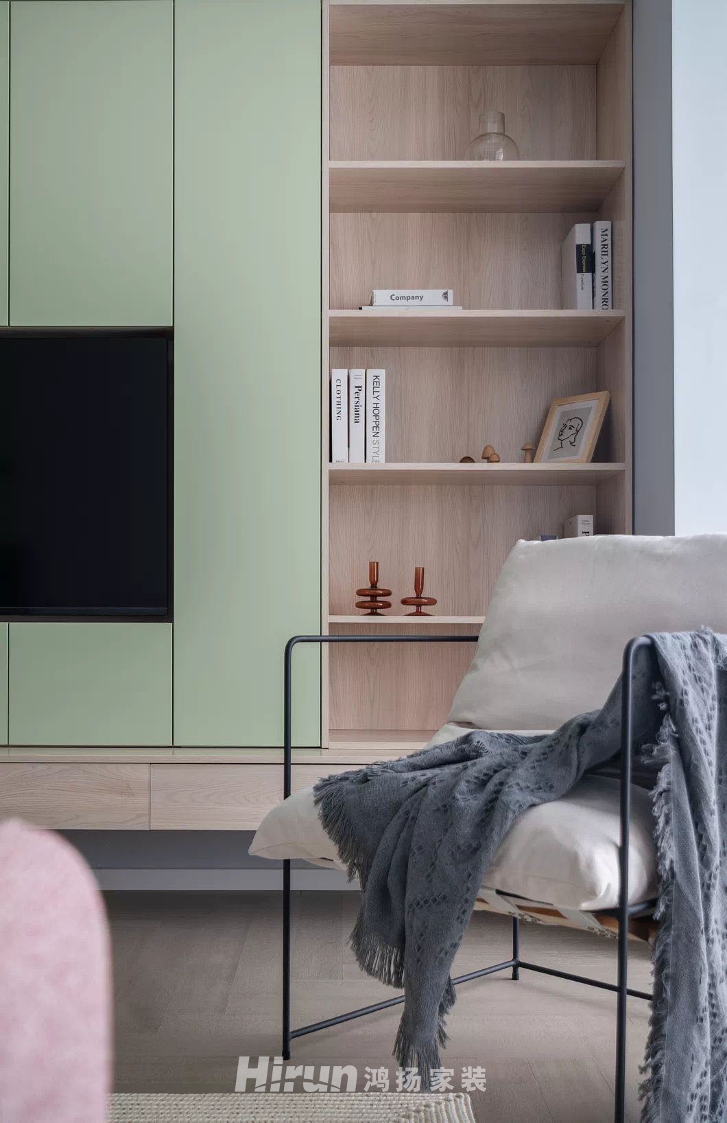 鑫遠翡麗郡110㎡優雅繽紛三居室 裝修案例實景圖-7