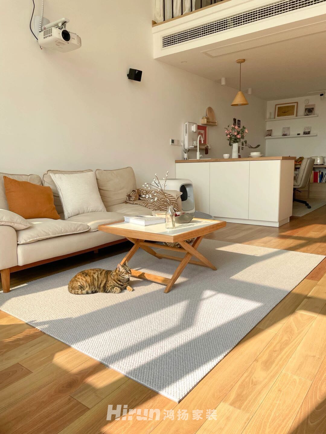 陽光城尚東灣150㎡北歐之光復式 裝修案例實景圖-6