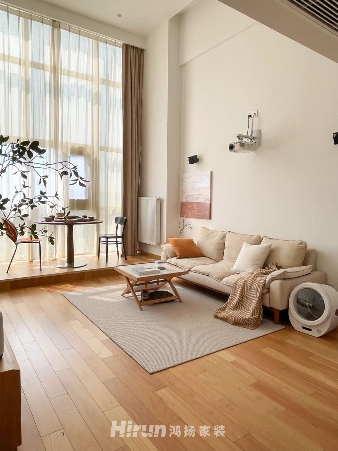 陽光城尚東灣150㎡北歐之光復式 裝修案例實景圖-4