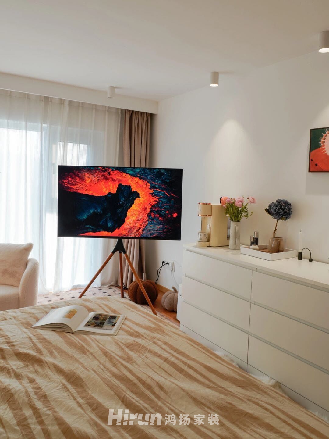 陽光城尚東灣150㎡北歐之光復式 裝修案例實景圖-8