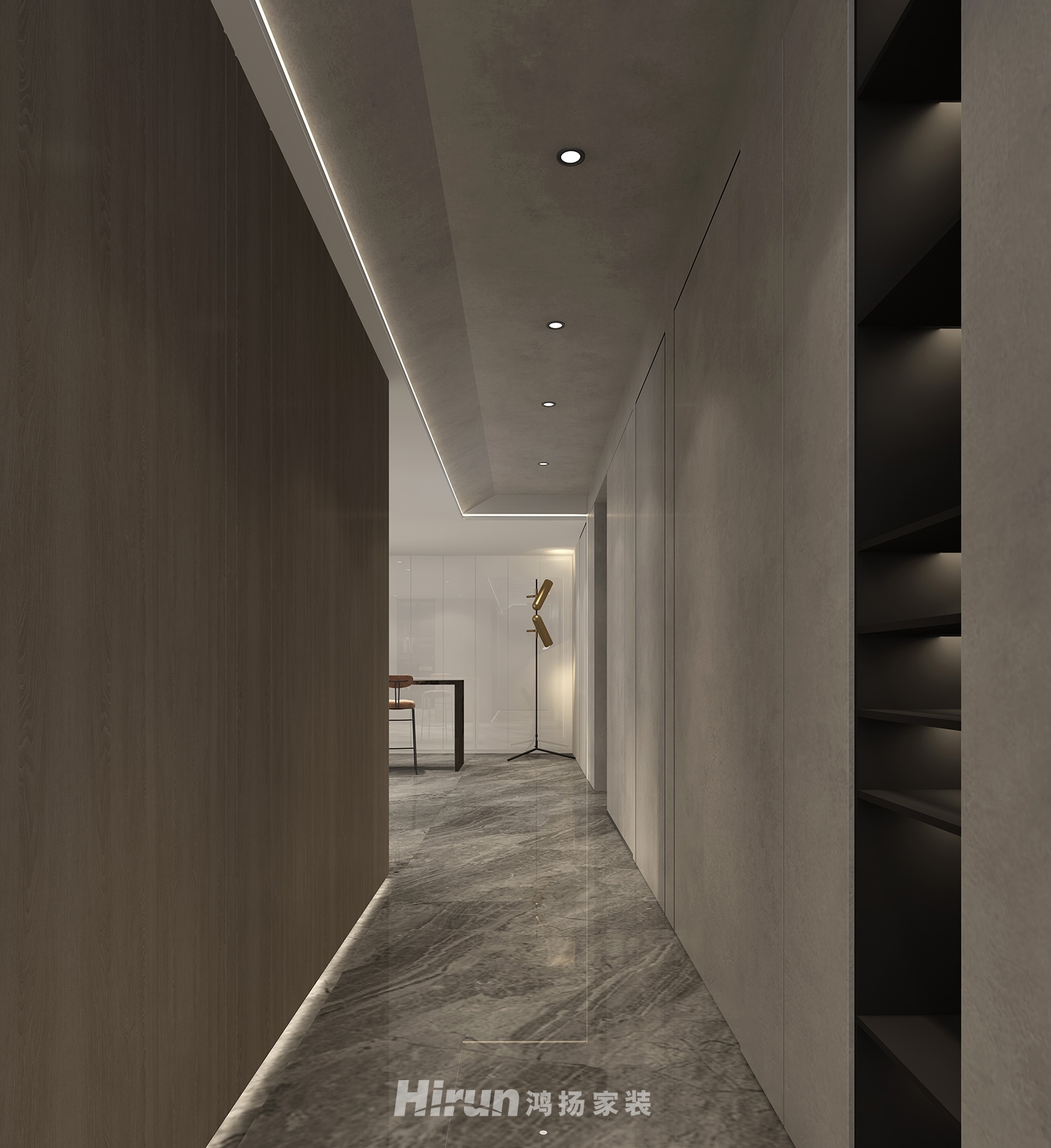 建發央著140㎡雅致現代復式 裝修案例效果圖-4