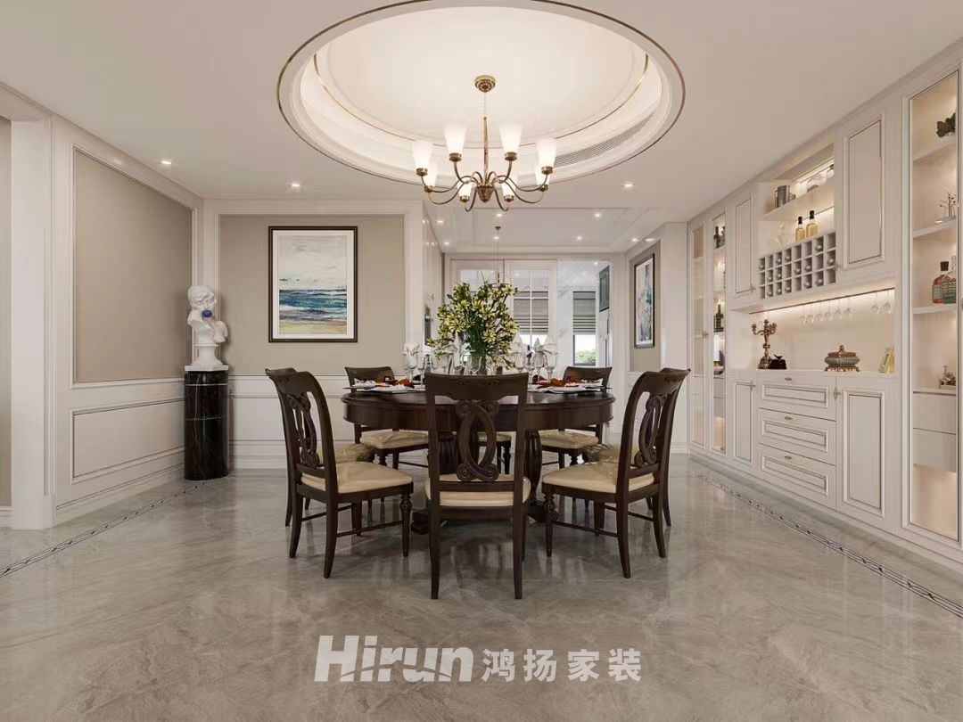 梅溪湖壹號180㎡歐美香頌四居室 裝修案例實景圖-3