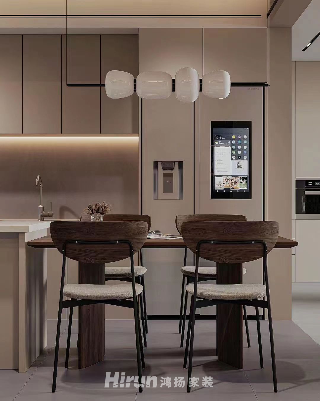 省委宿舍112㎡雅致現代三居室 裝修案例效果圖-3