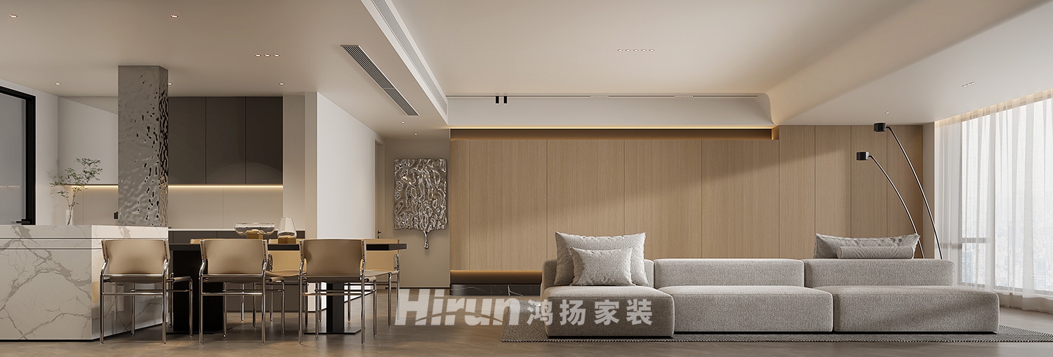 京盛和府175㎡新裝飾主義四居室 裝修案例效果圖-3