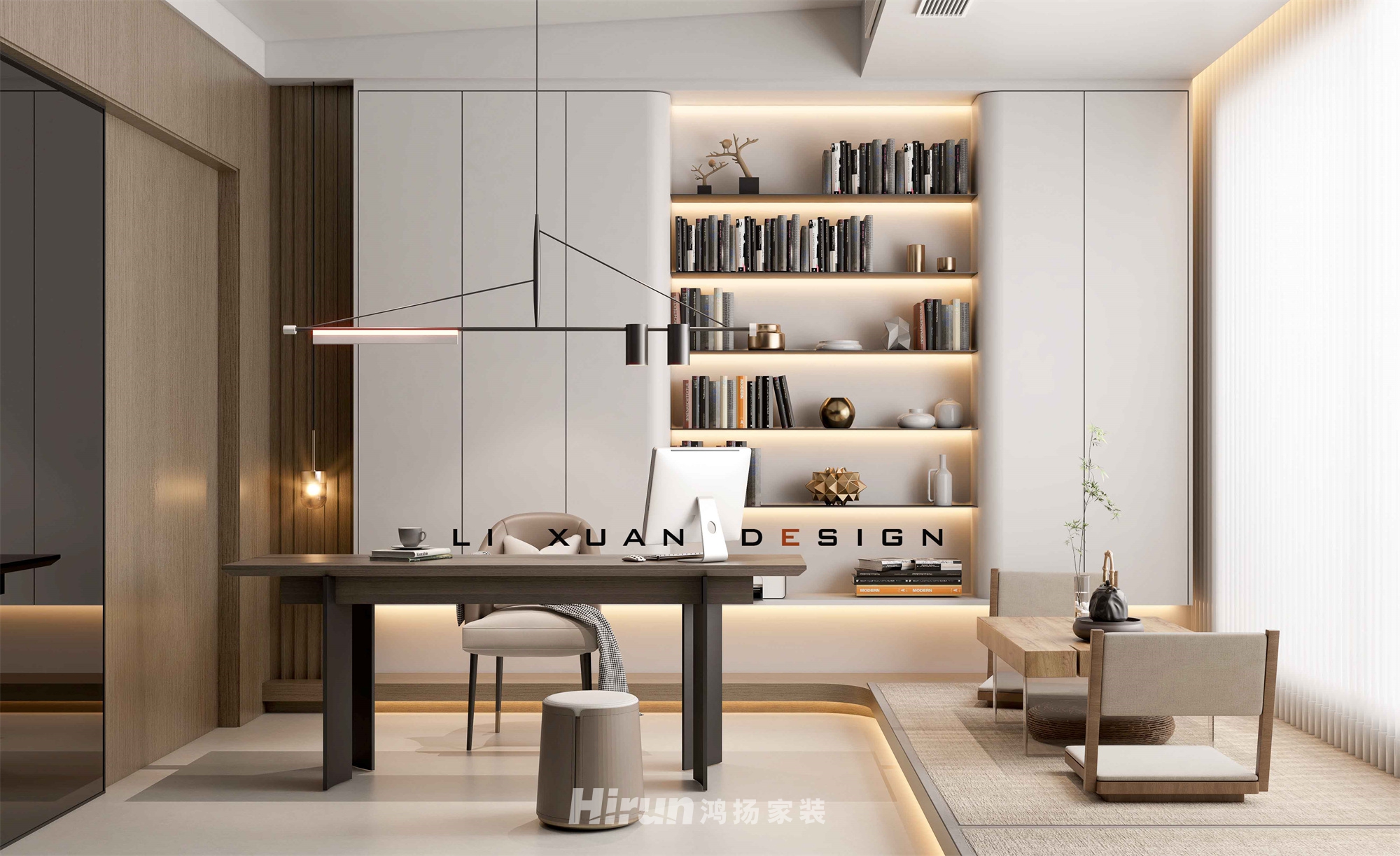 湖山賦220㎡北歐之光別墅 裝修案例效果圖-5