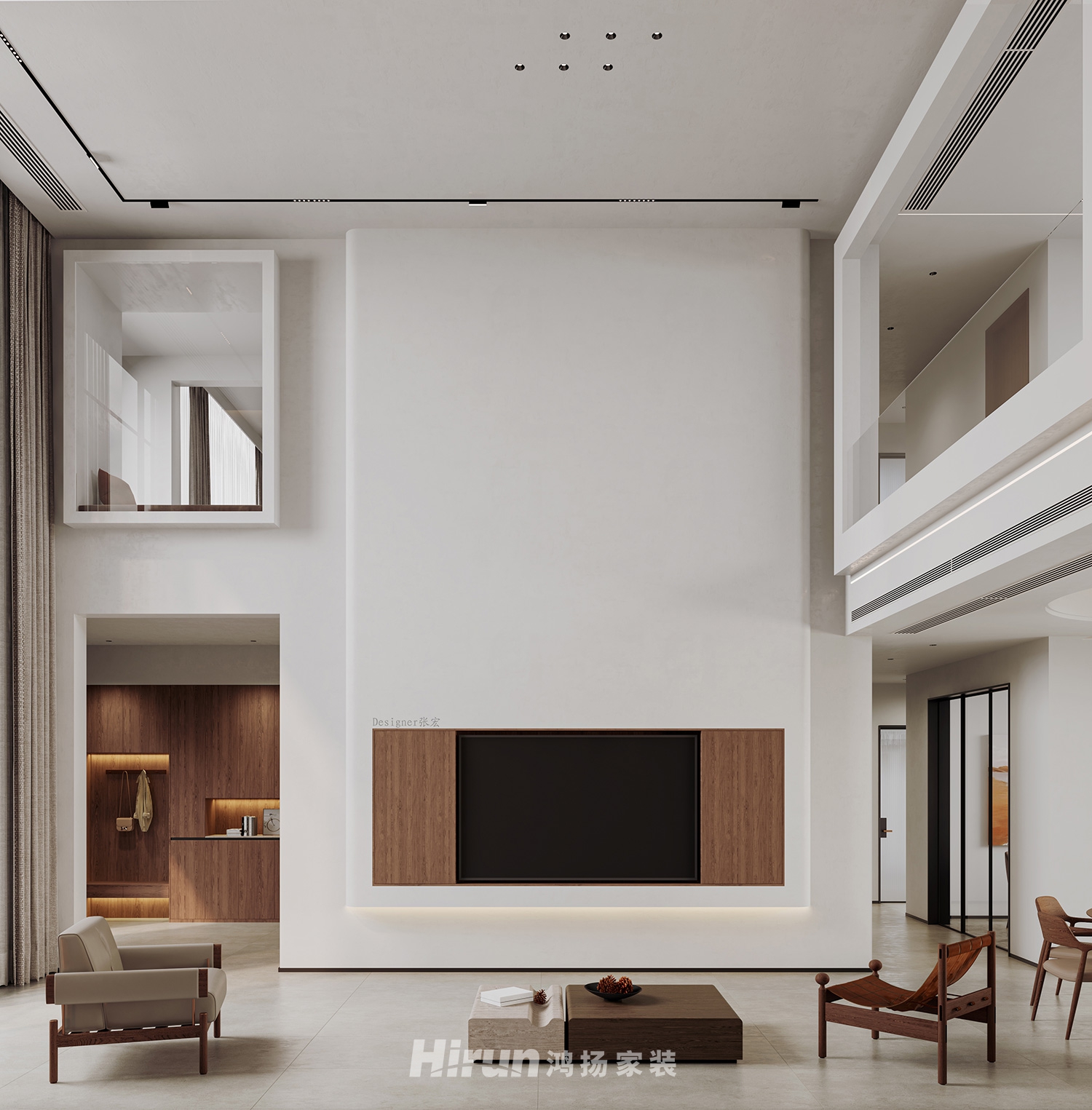 自建別墅500㎡意境東方別墅 裝修案例效果圖-5