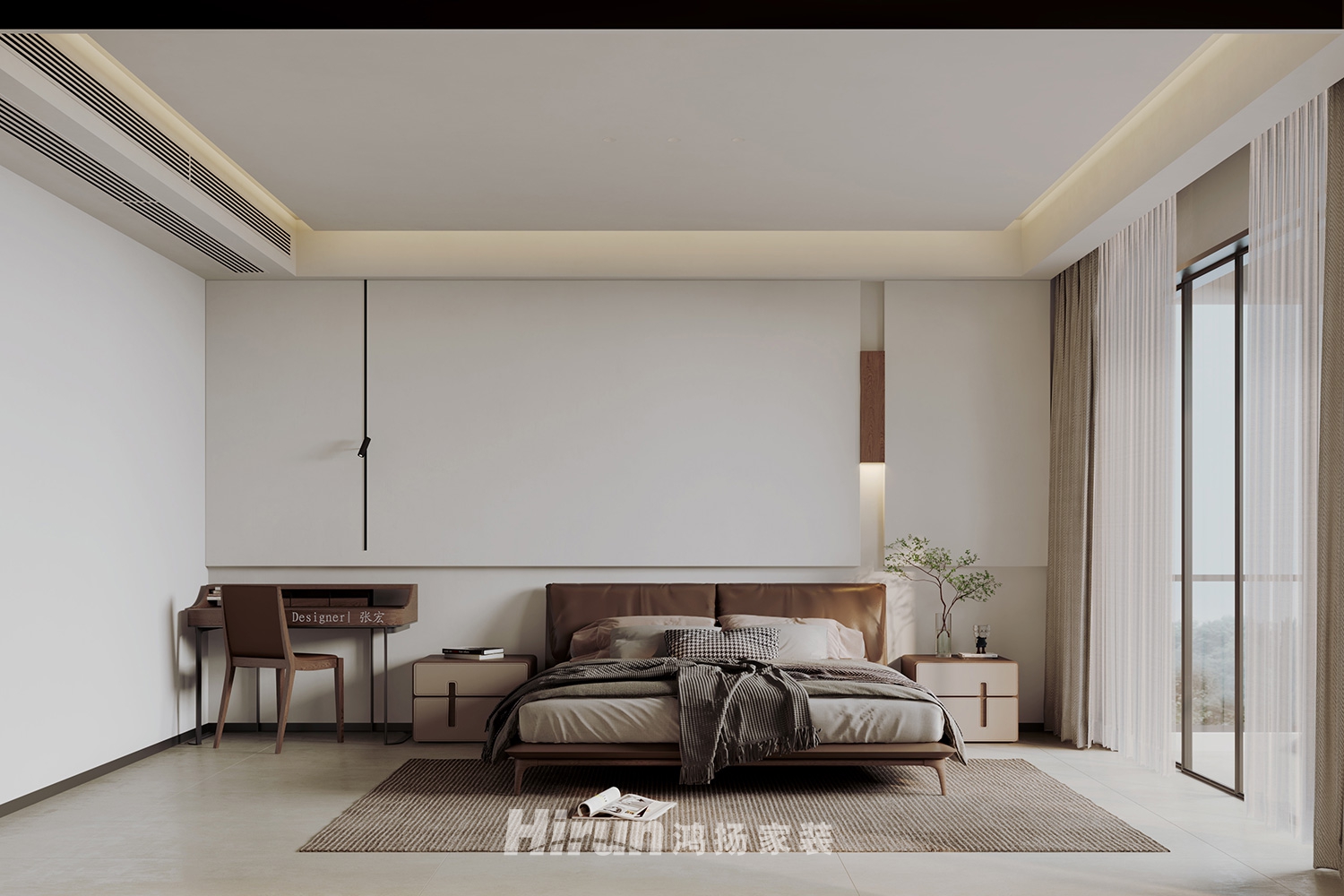 自建別墅500㎡意境東方別墅 裝修案例效果圖-3