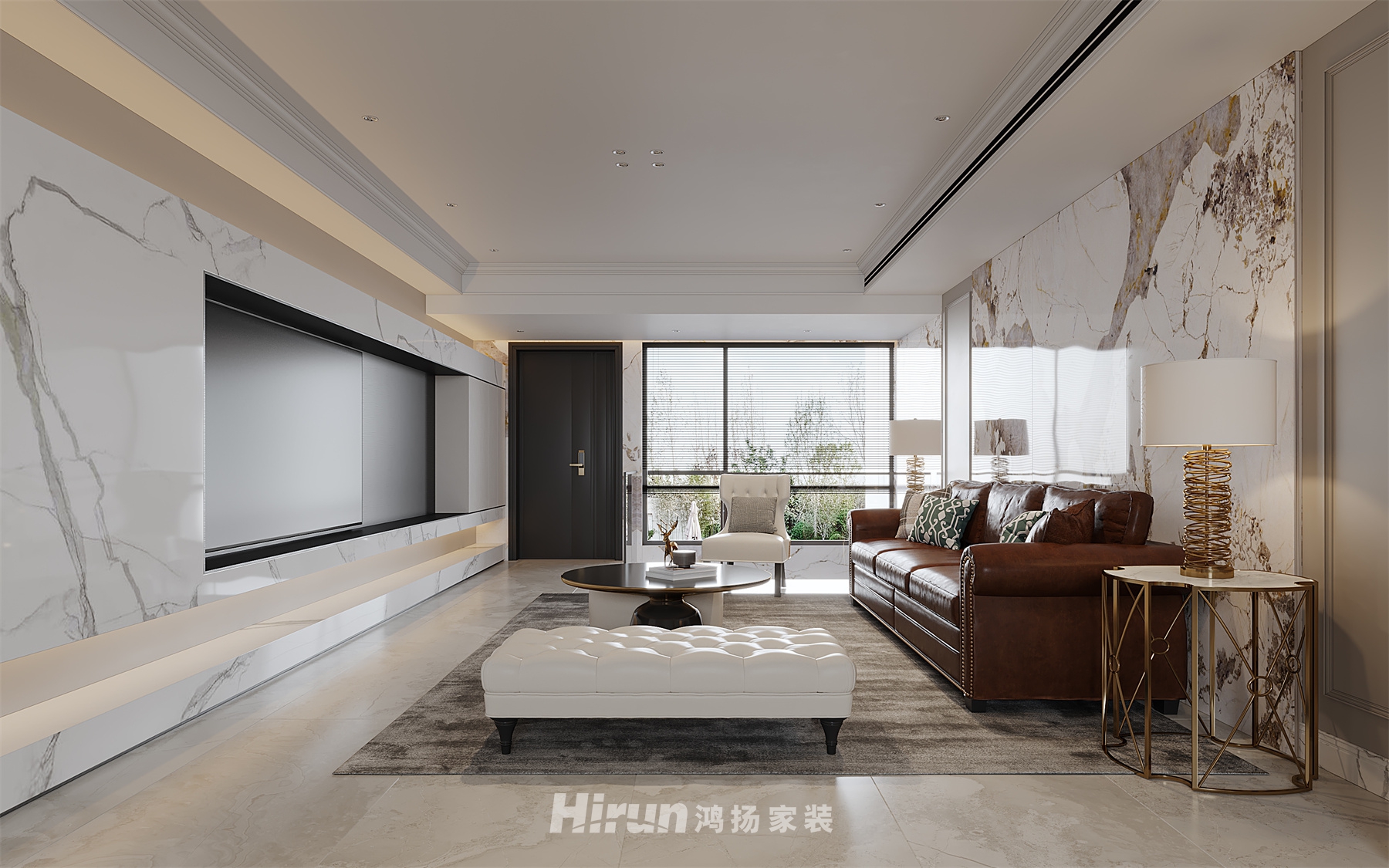 西山匯景245㎡優雅繽紛四居室 裝修案例效果圖-7