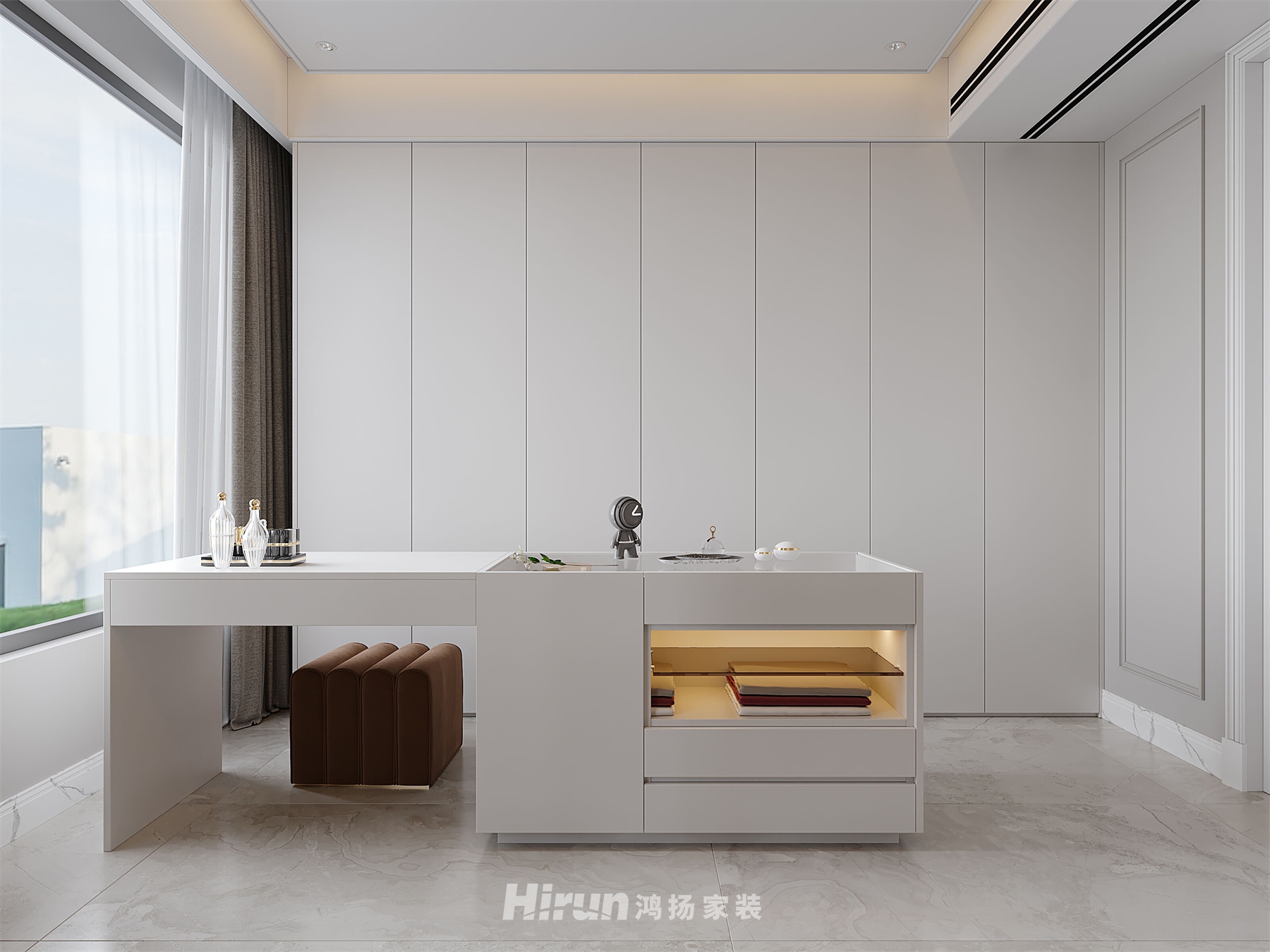 西山匯景245㎡優雅繽紛四居室 裝修案例效果圖-10