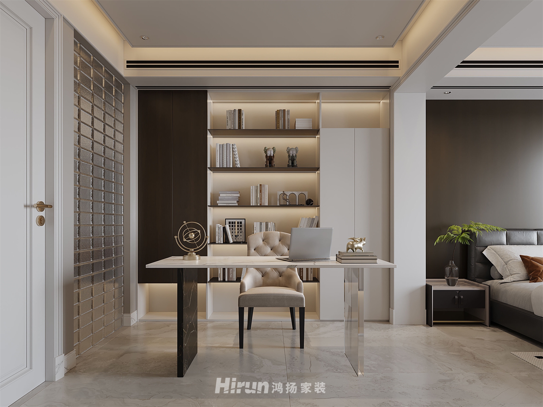 西山匯景245㎡優雅繽紛四居室 裝修案例效果圖-8