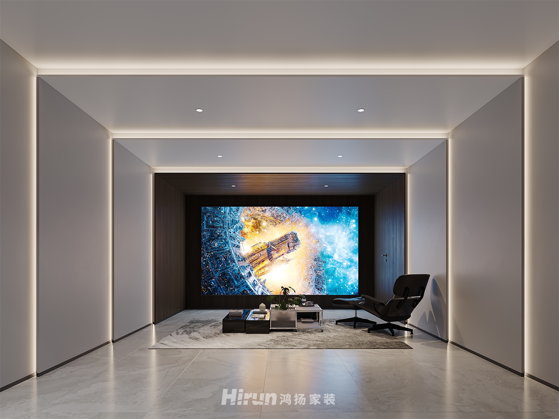 西山匯景245㎡優雅繽紛四居室 裝修案例效果圖-9