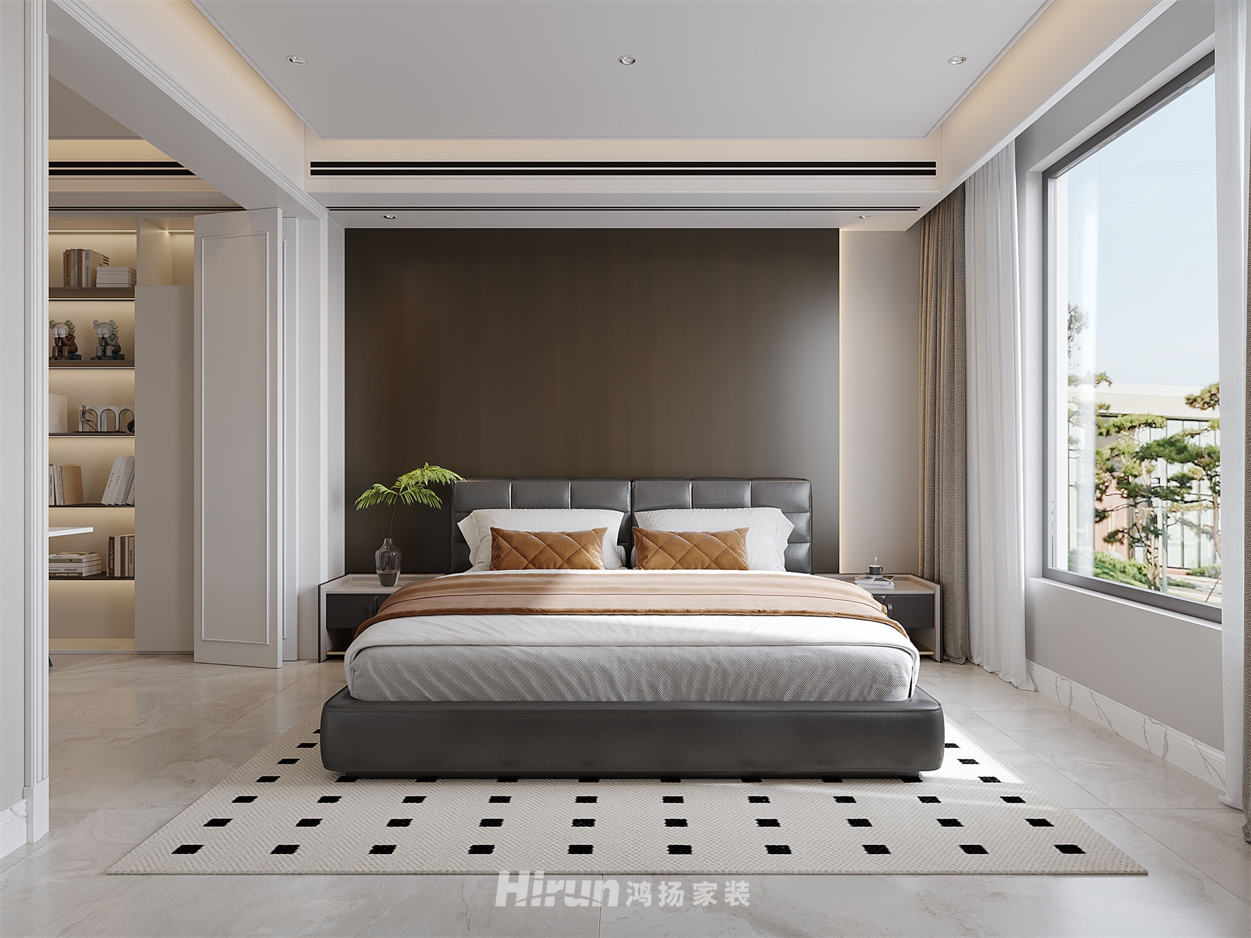 西山匯景245㎡優雅繽紛四居室 裝修案例效果圖-11