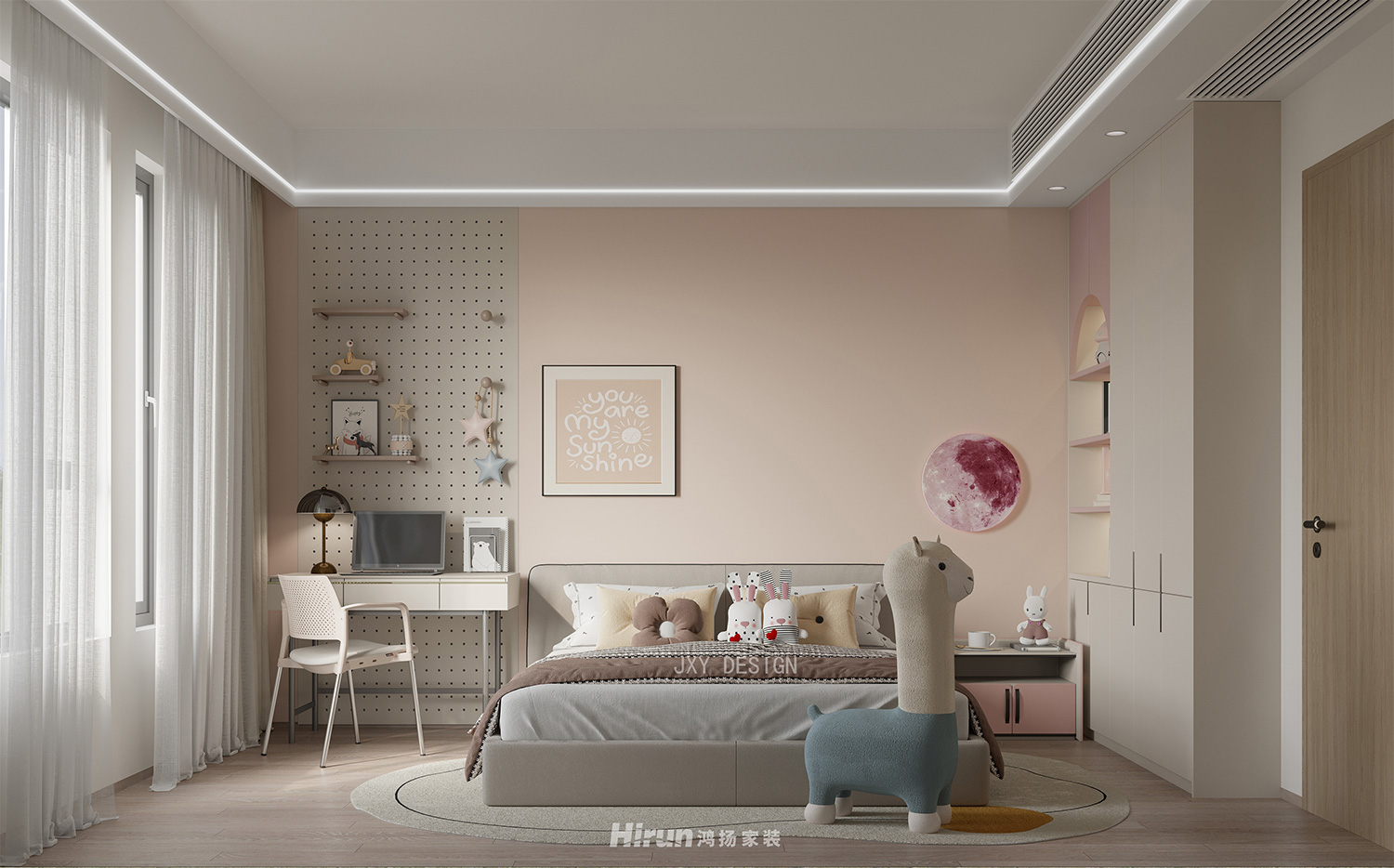 保利金香檳320㎡北歐之光別墅 裝修案例效果圖-3