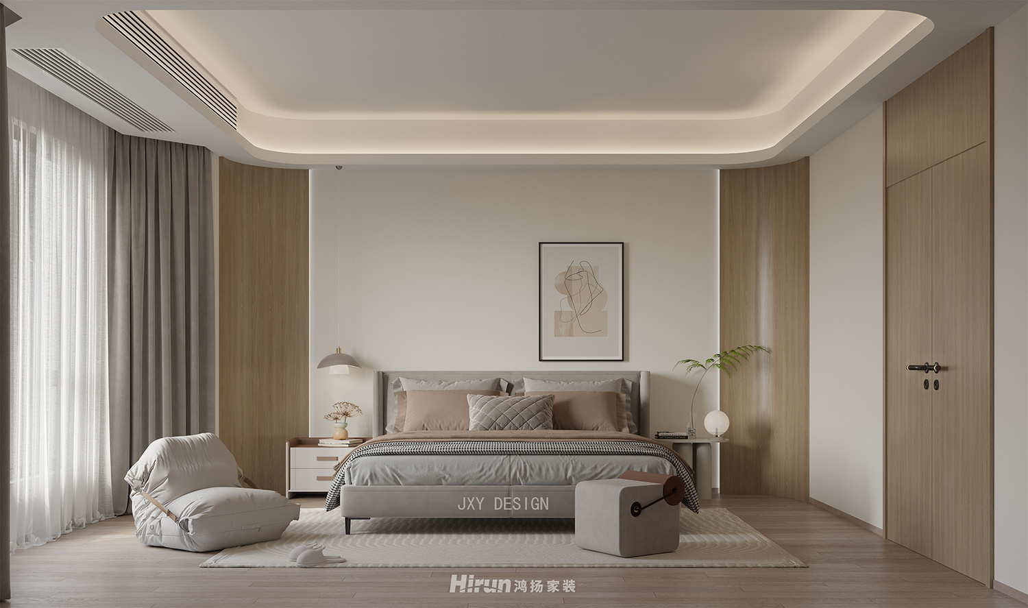 保利金香檳320㎡北歐之光別墅 裝修案例效果圖-8