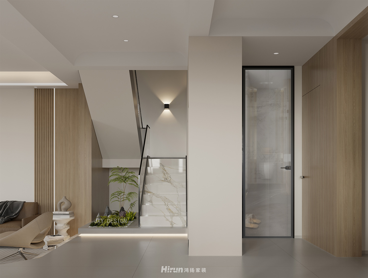 保利金香檳320㎡北歐之光別墅 裝修案例效果圖-10