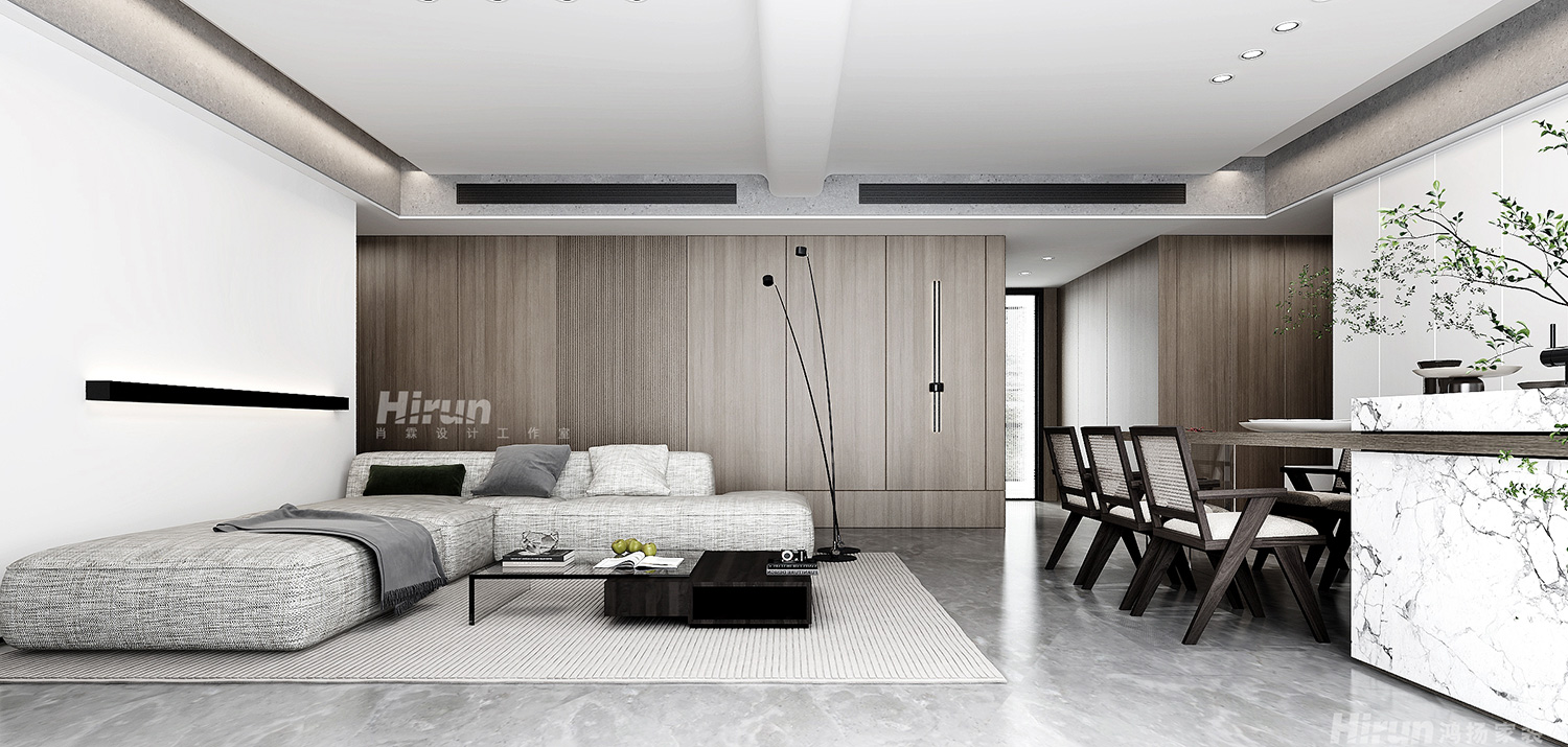 匯金新城86㎡雅致現代二居室 裝修案例效果圖-5