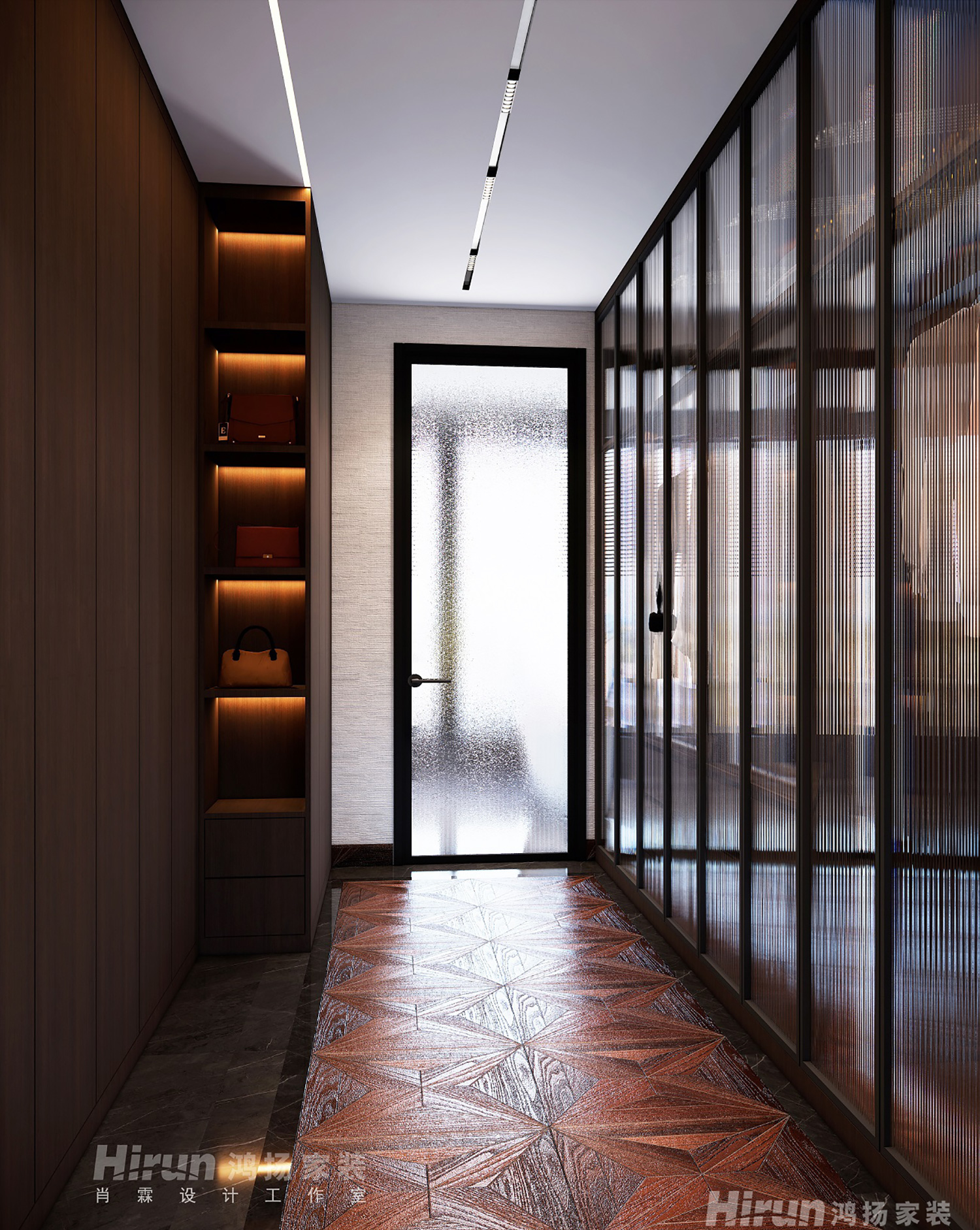 中央小鎮(zhèn)300㎡復(fù)合寫意別墅 裝修案例效果圖-26