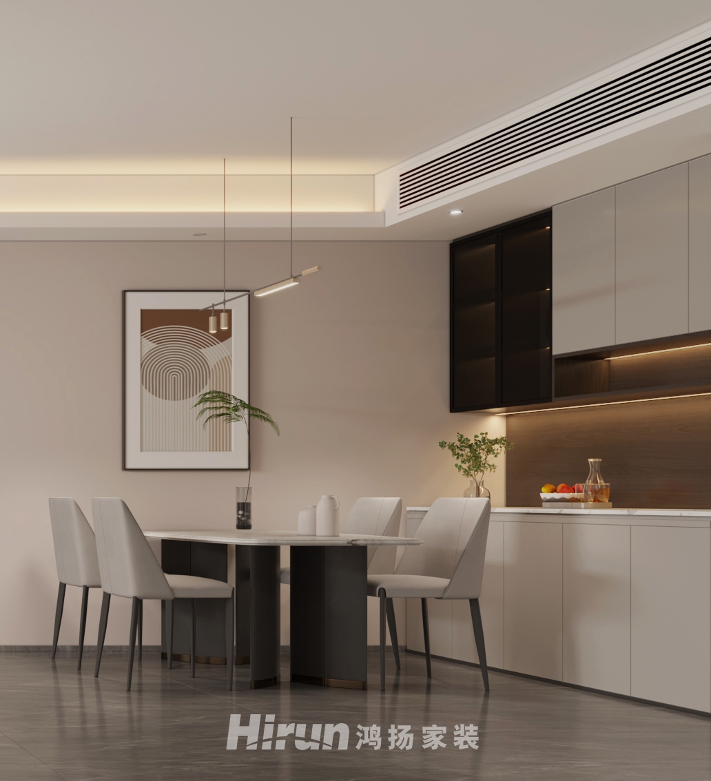 八方小區120㎡北歐之光三居室 裝修案例效果圖-6