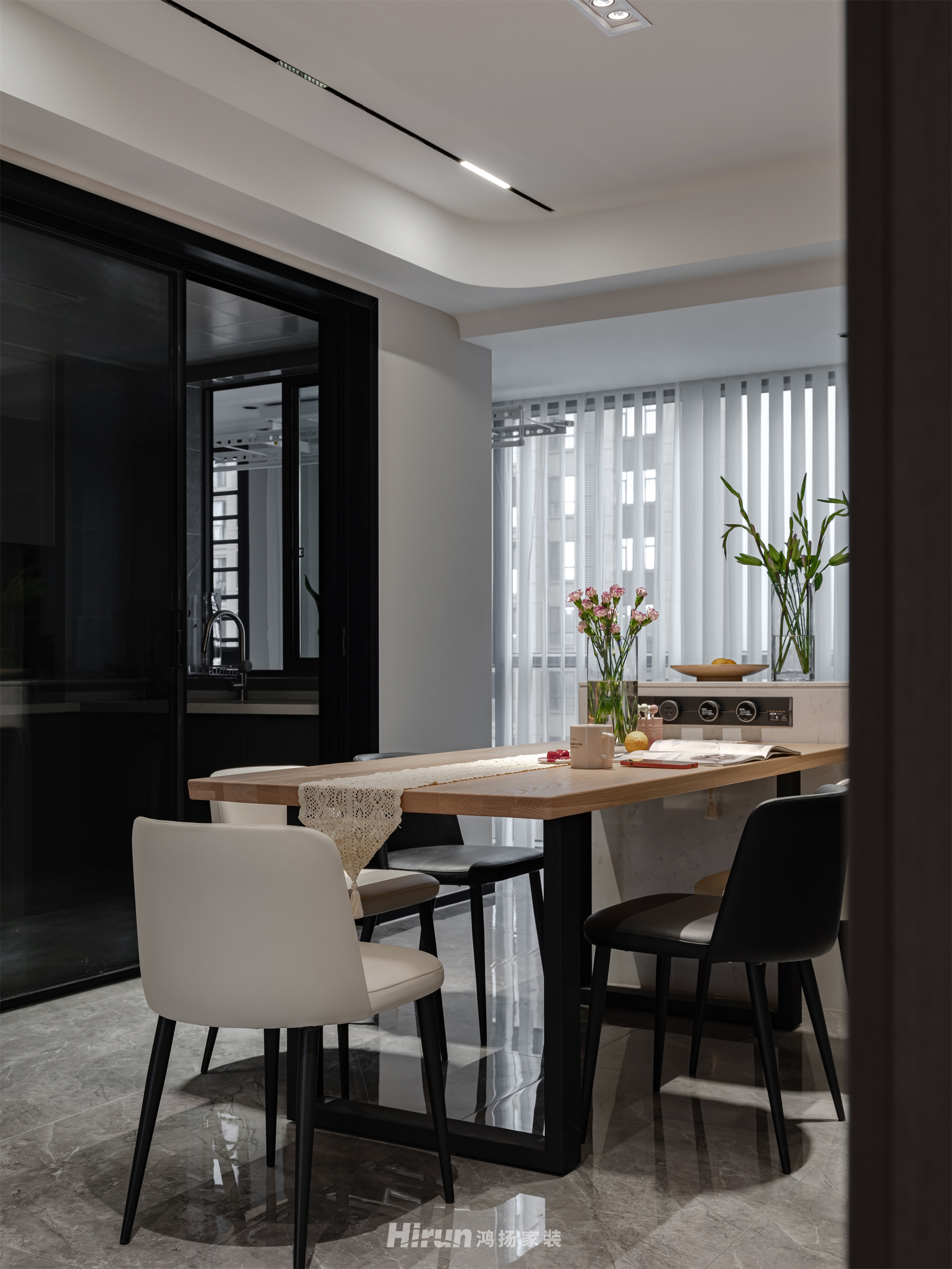 長房星晟公館180㎡雅致現代大平層 裝修案例實景圖-4