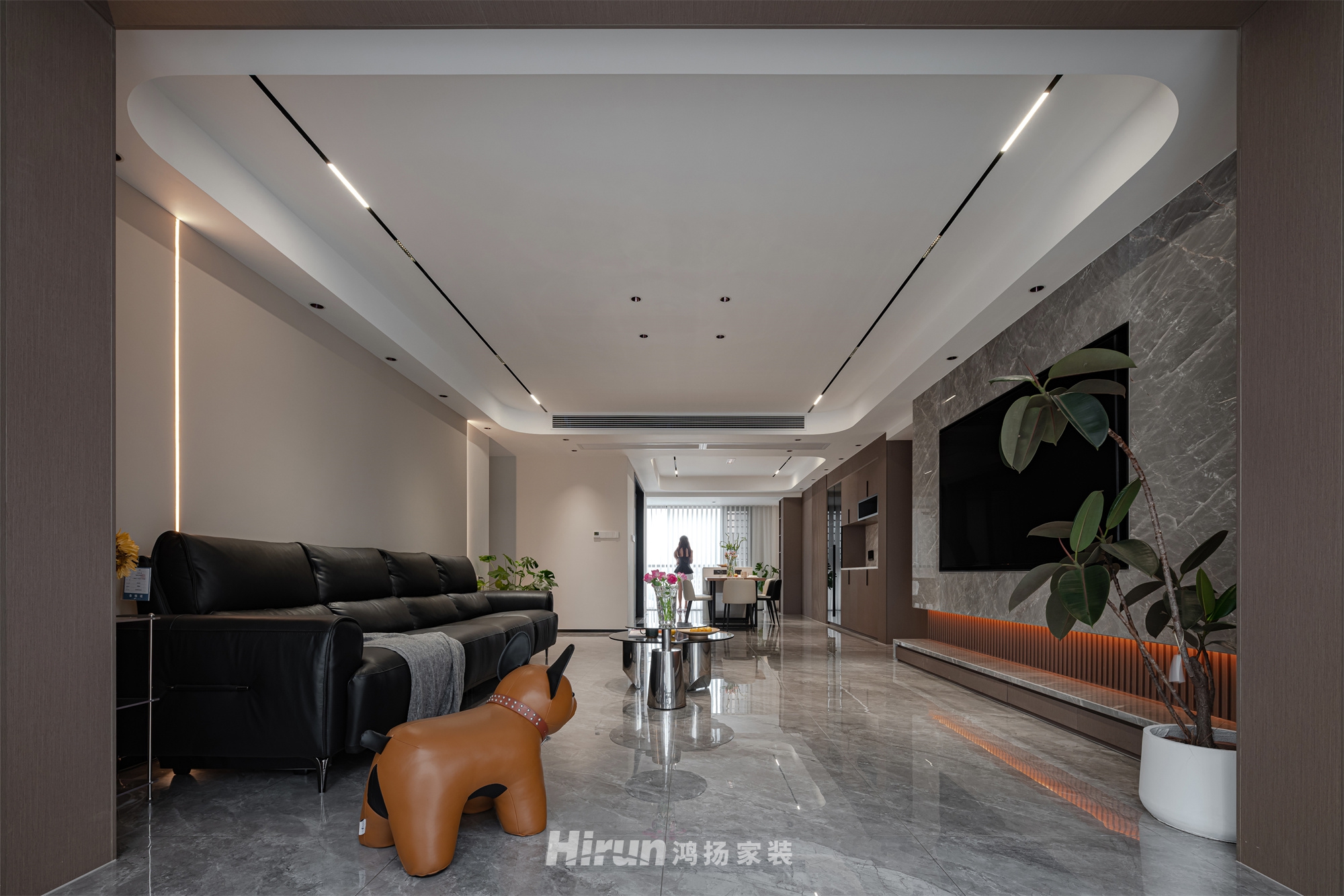 長房星晟公館180㎡雅致現代大平層 裝修案例實景圖-14