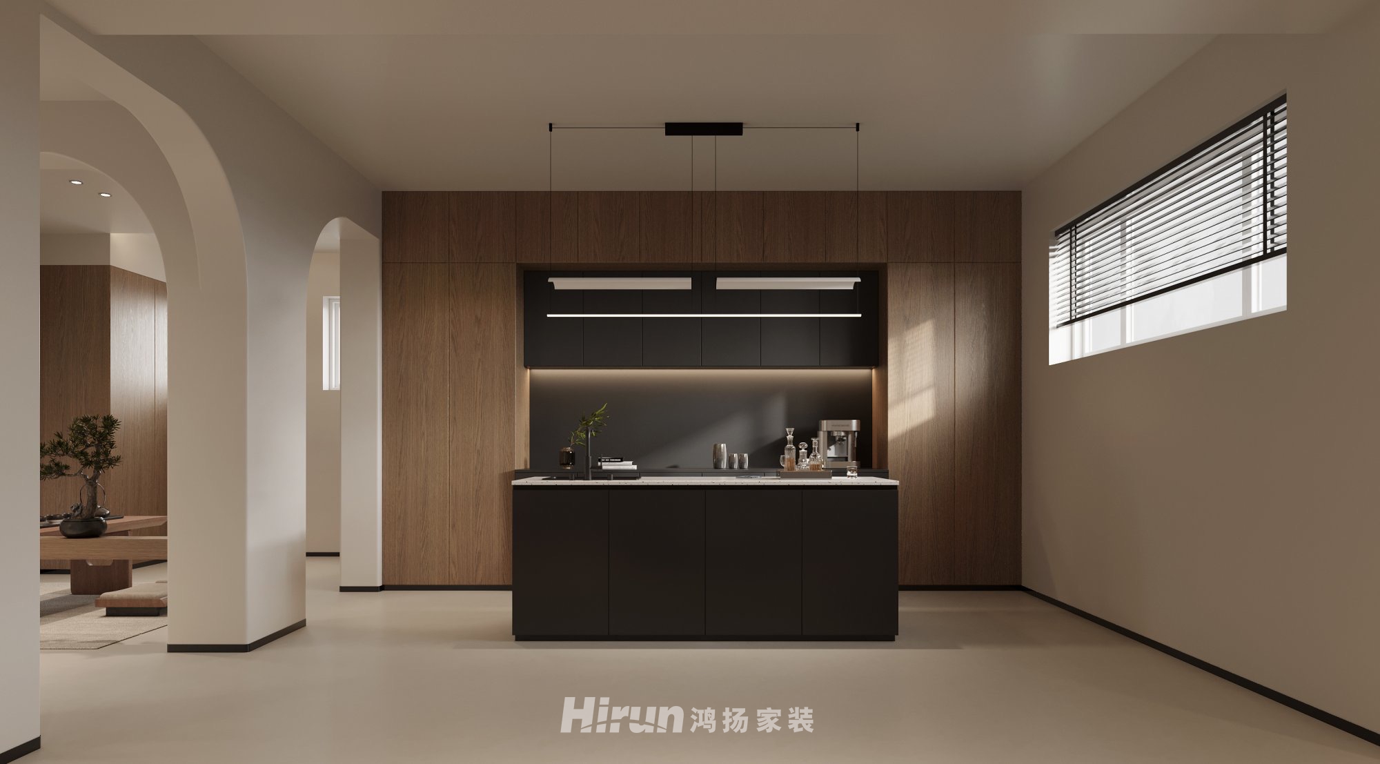 自建別墅380㎡復古風潮別墅 裝修案例效果圖-3