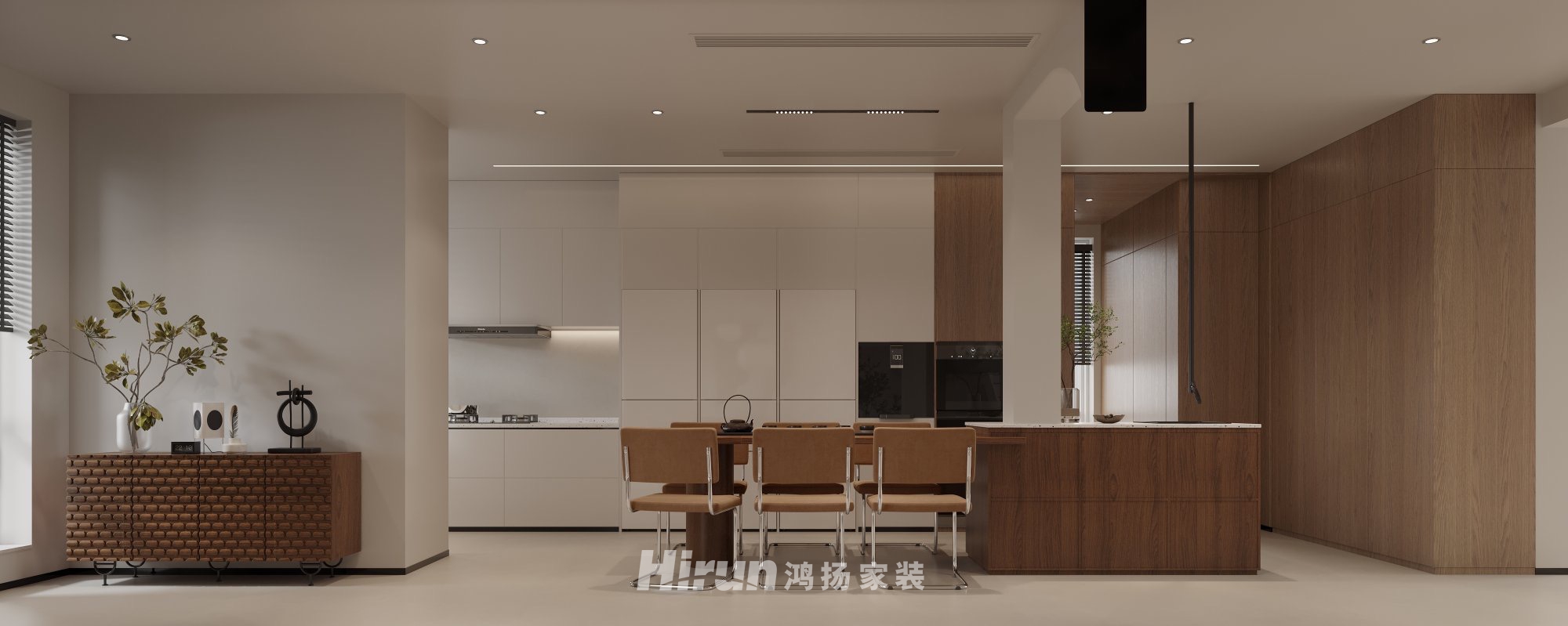 自建別墅380㎡復古風潮別墅 裝修案例效果圖-7