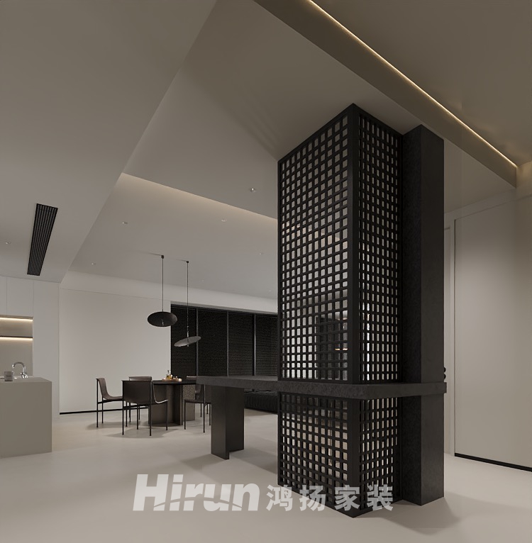 金茂云府175㎡雅致現代大平層 裝修案例效果圖-1