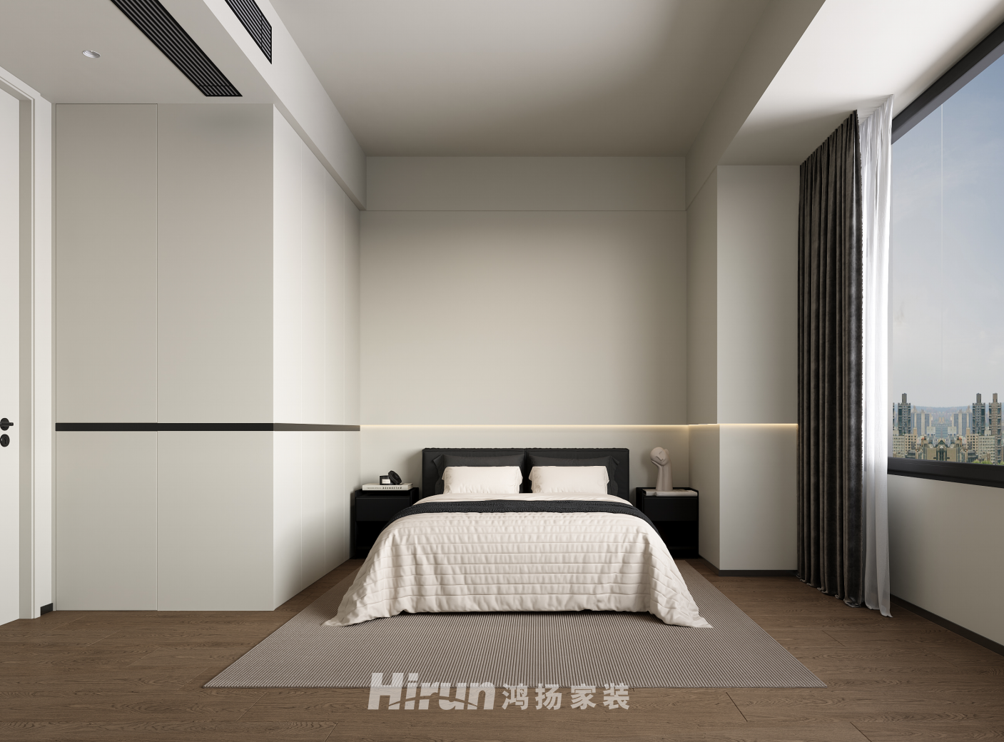 金茂云府175㎡雅致現代大平層 裝修案例效果圖-3