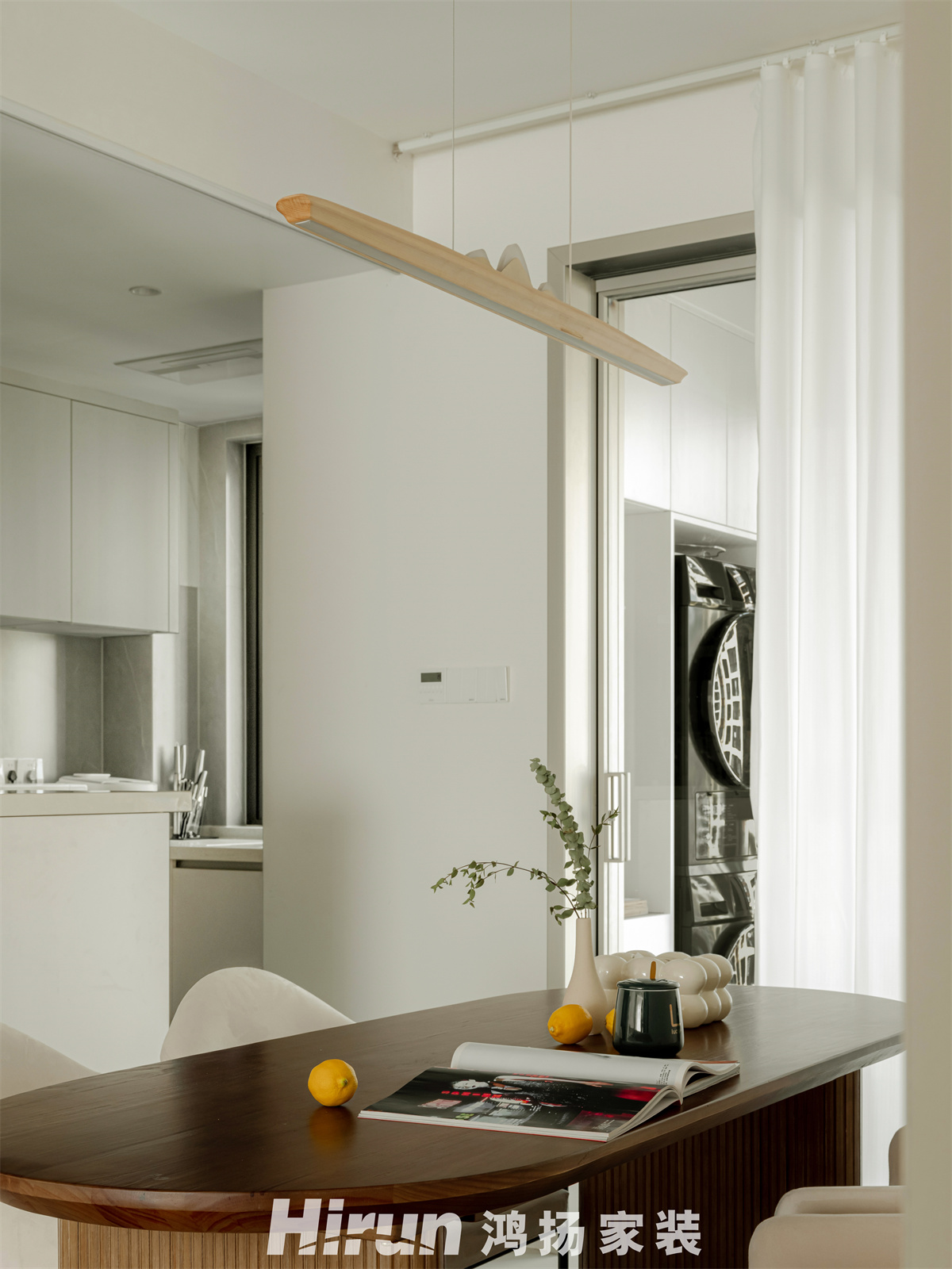 世茂璀璨天城120㎡北歐之光三居室 裝修案例實景圖-7