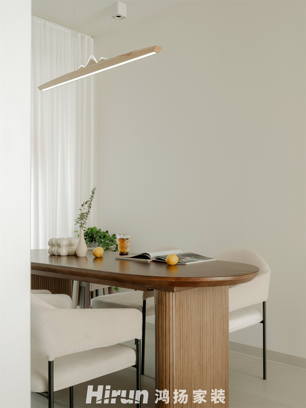 世茂璀璨天城120㎡北歐之光三居室 裝修案例實景圖-2