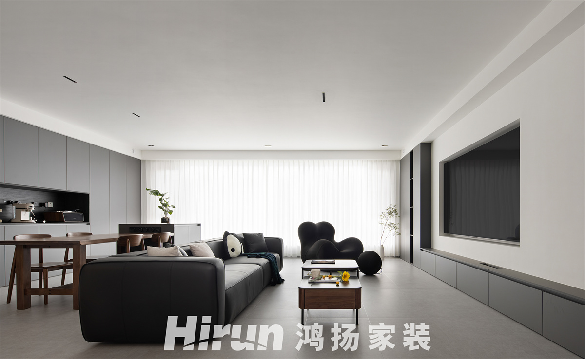 松雅院168㎡雅致現(xiàn)代四居室 裝修案例實(shí)景圖-5