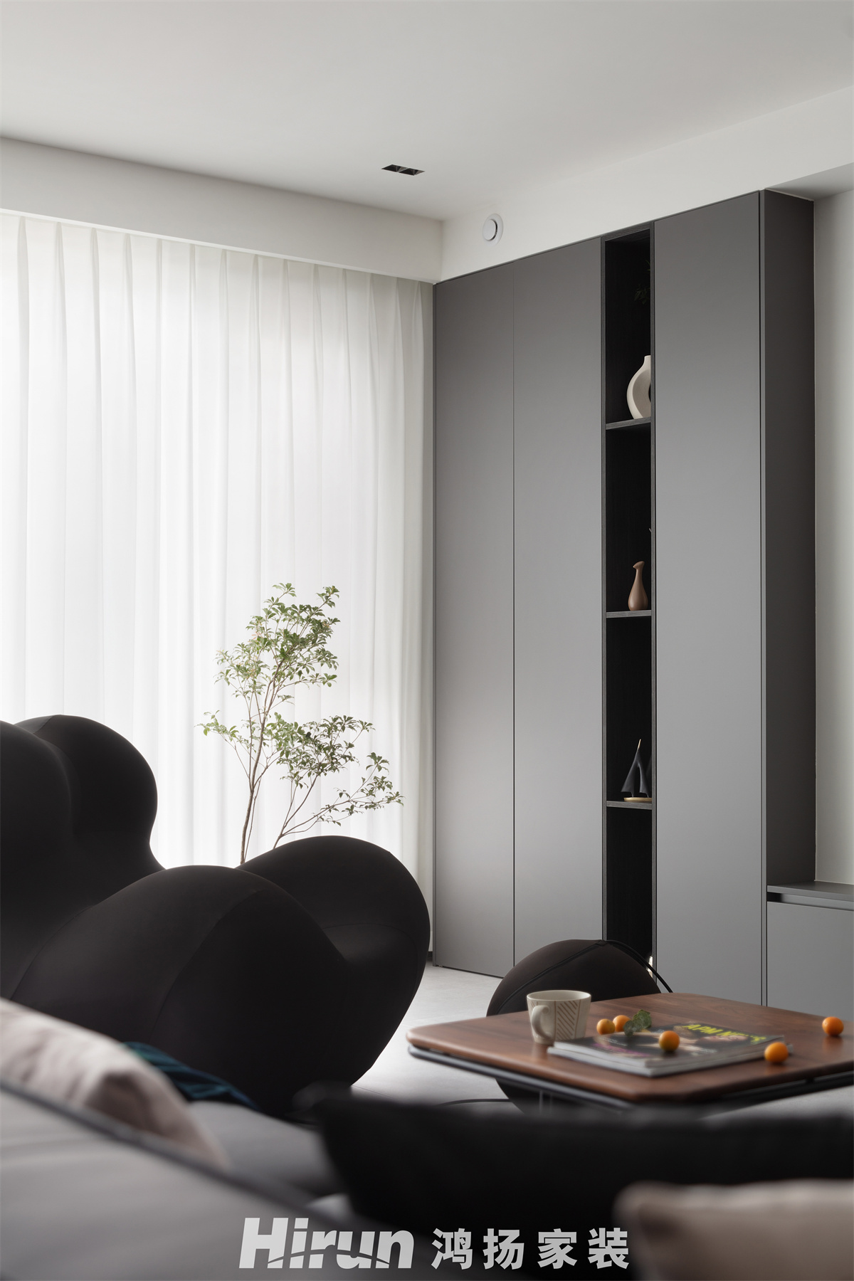 松雅院168㎡雅致現(xiàn)代四居室 裝修案例實(shí)景圖-16