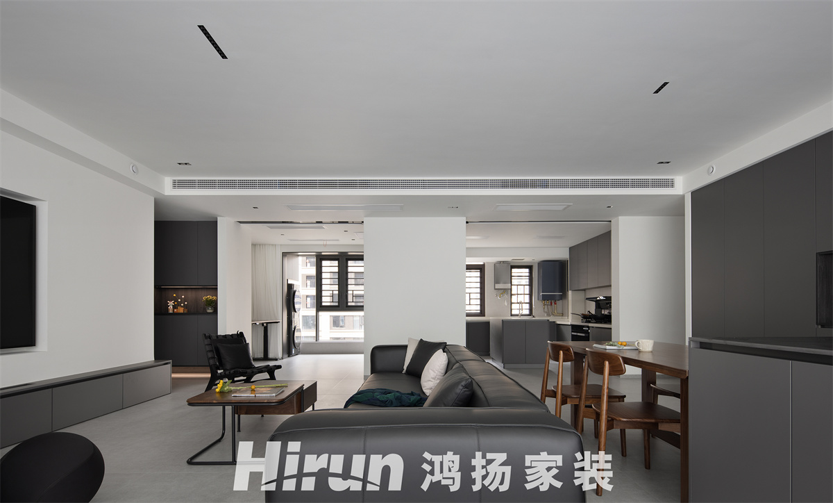 松雅院168㎡雅致現(xiàn)代四居室 裝修案例實(shí)景圖-6