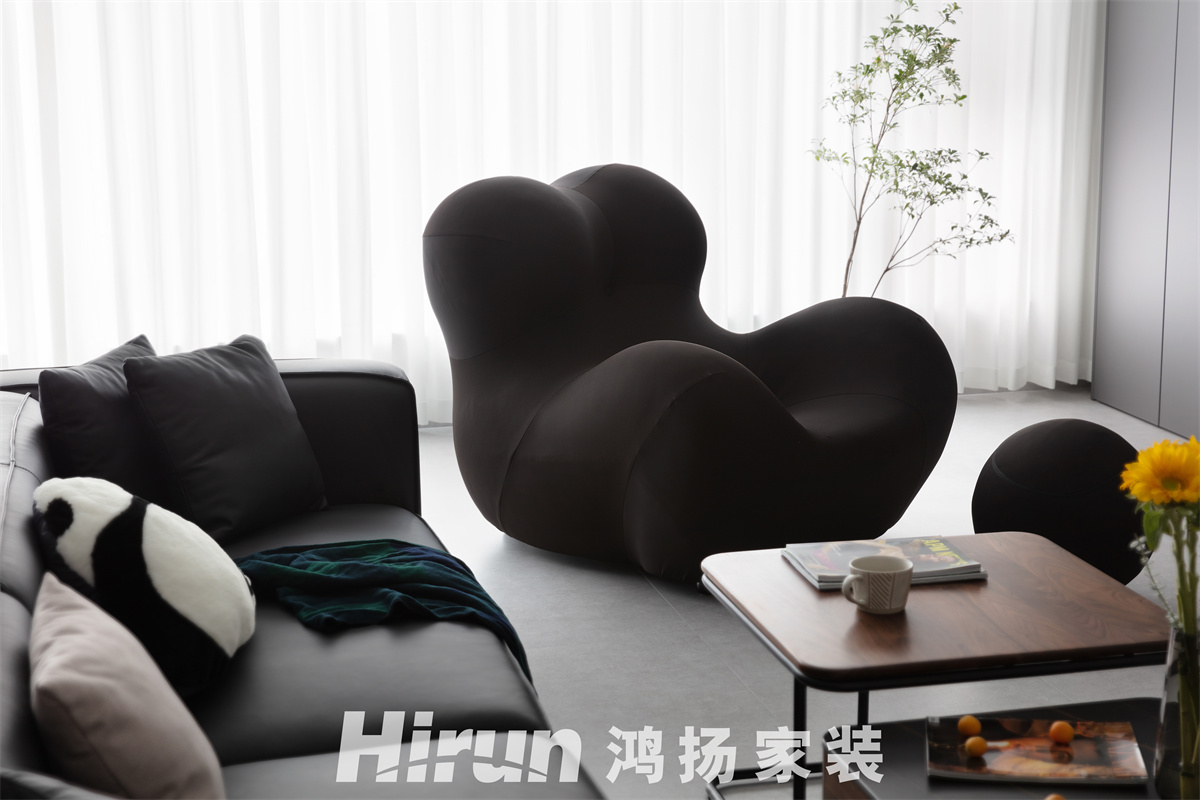 松雅院168㎡雅致現(xiàn)代四居室 裝修案例實(shí)景圖-10