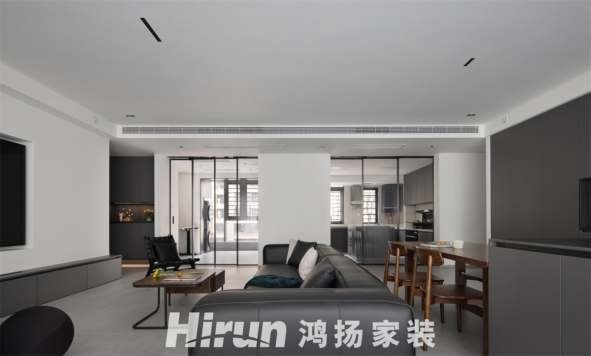 松雅院168㎡雅致現(xiàn)代四居室 裝修案例實(shí)景圖-1