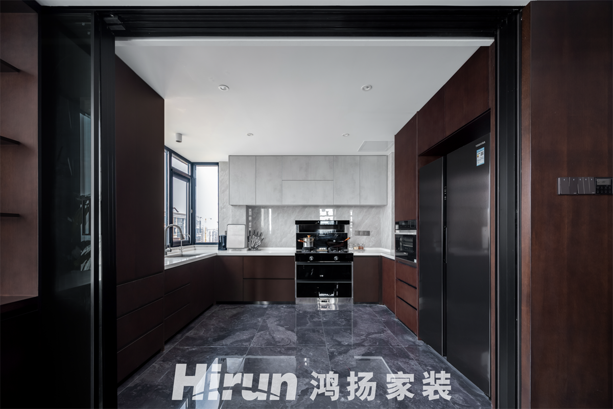 湘江雅頌居220㎡雅致現(xiàn)代復(fù)式 裝修案例實景圖-1