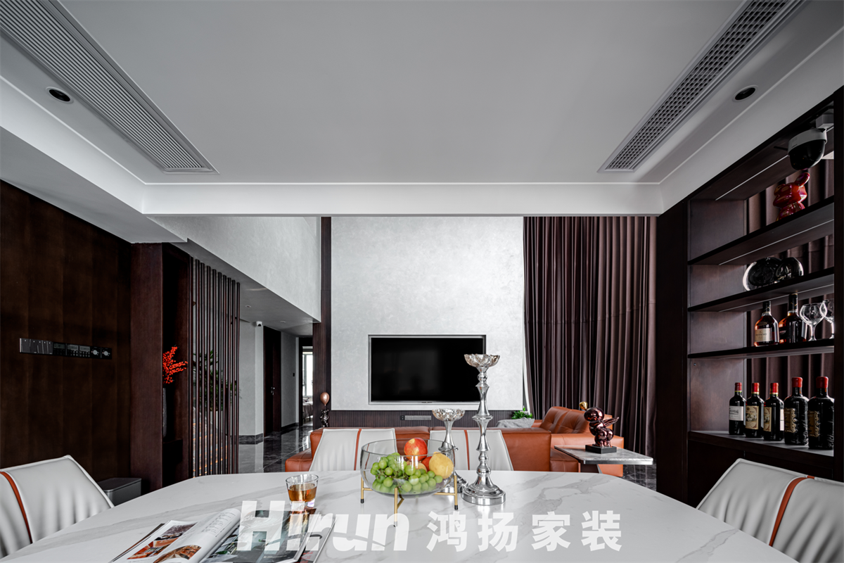 湘江雅頌居220㎡雅致現(xiàn)代復(fù)式 裝修案例實景圖-4